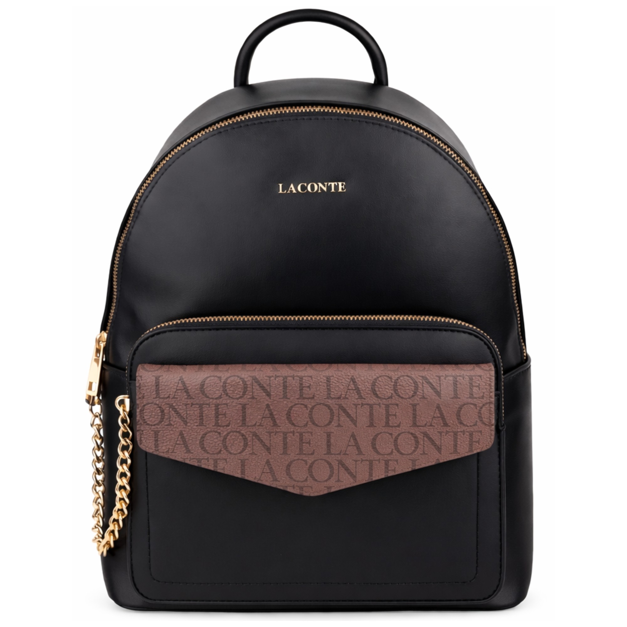 LA CONTE Kuprinė moterims, Juoda, Backpack 1