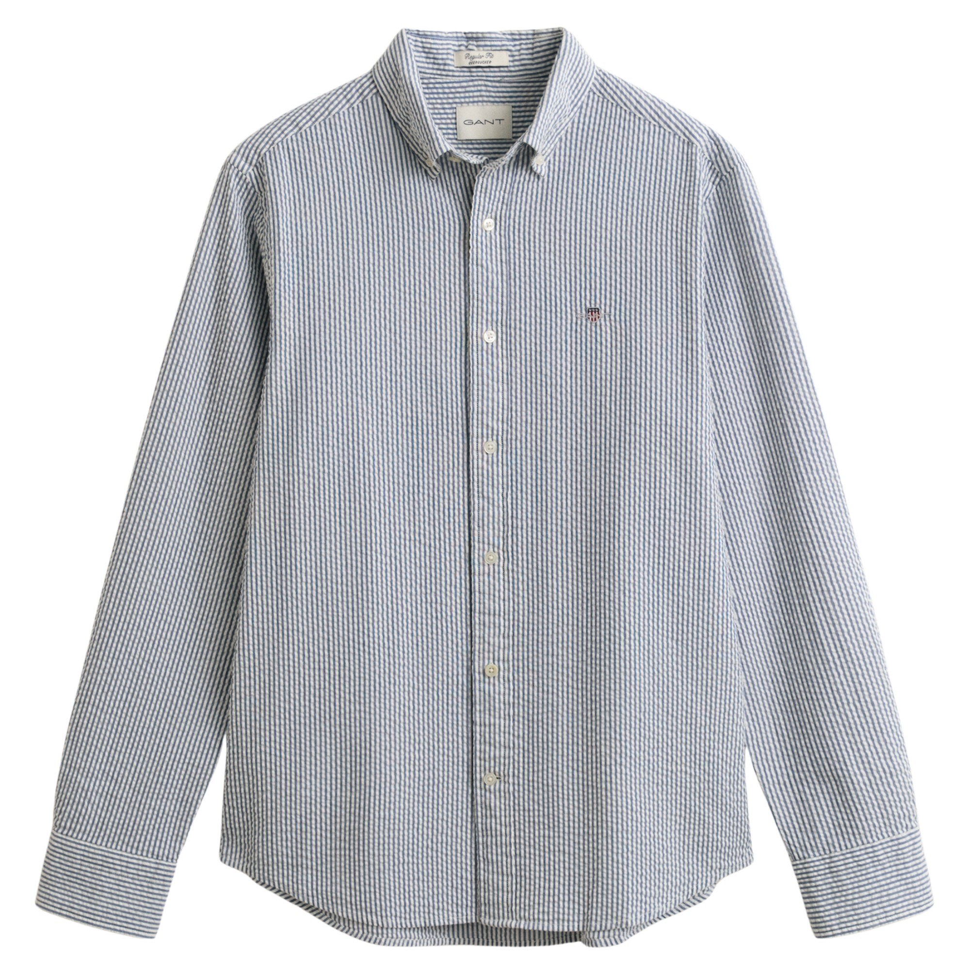 GANT Marškiniai trump. rankovėmis vyrams, Mėlyna, 3260037-442 Shirts sho 1