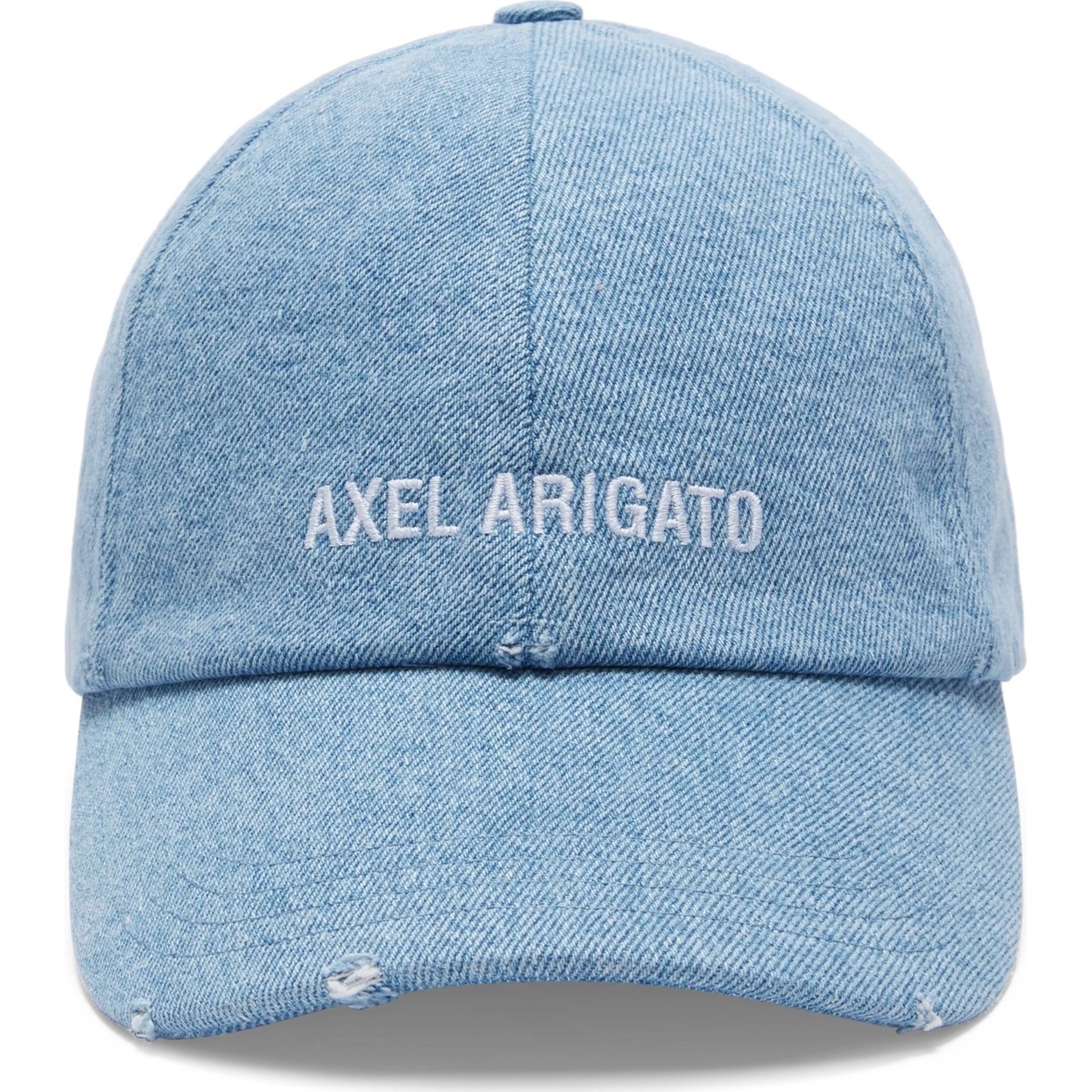 AXEL ARIGATO Kepurė, Mėlyna, Block distressed cap