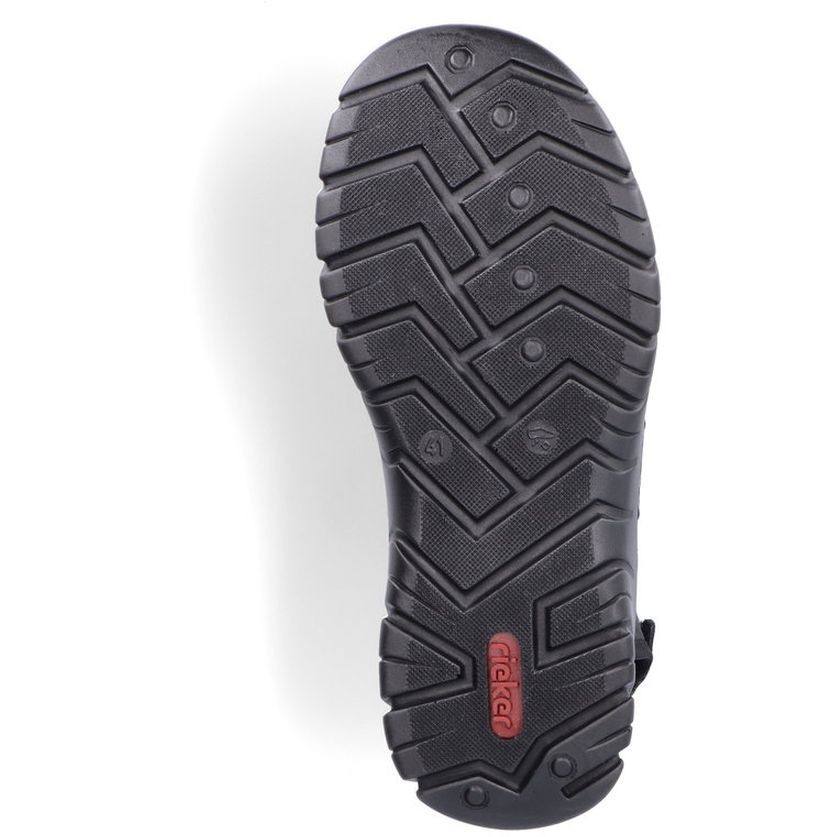 RIEKER Basutės vyrams, Juoda, SANDALS 14