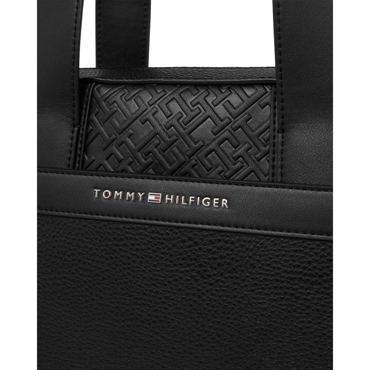 TOMMY HILFIGER Dėklas kompiuteriui vyrams, Juoda, Central slim computer bag 3