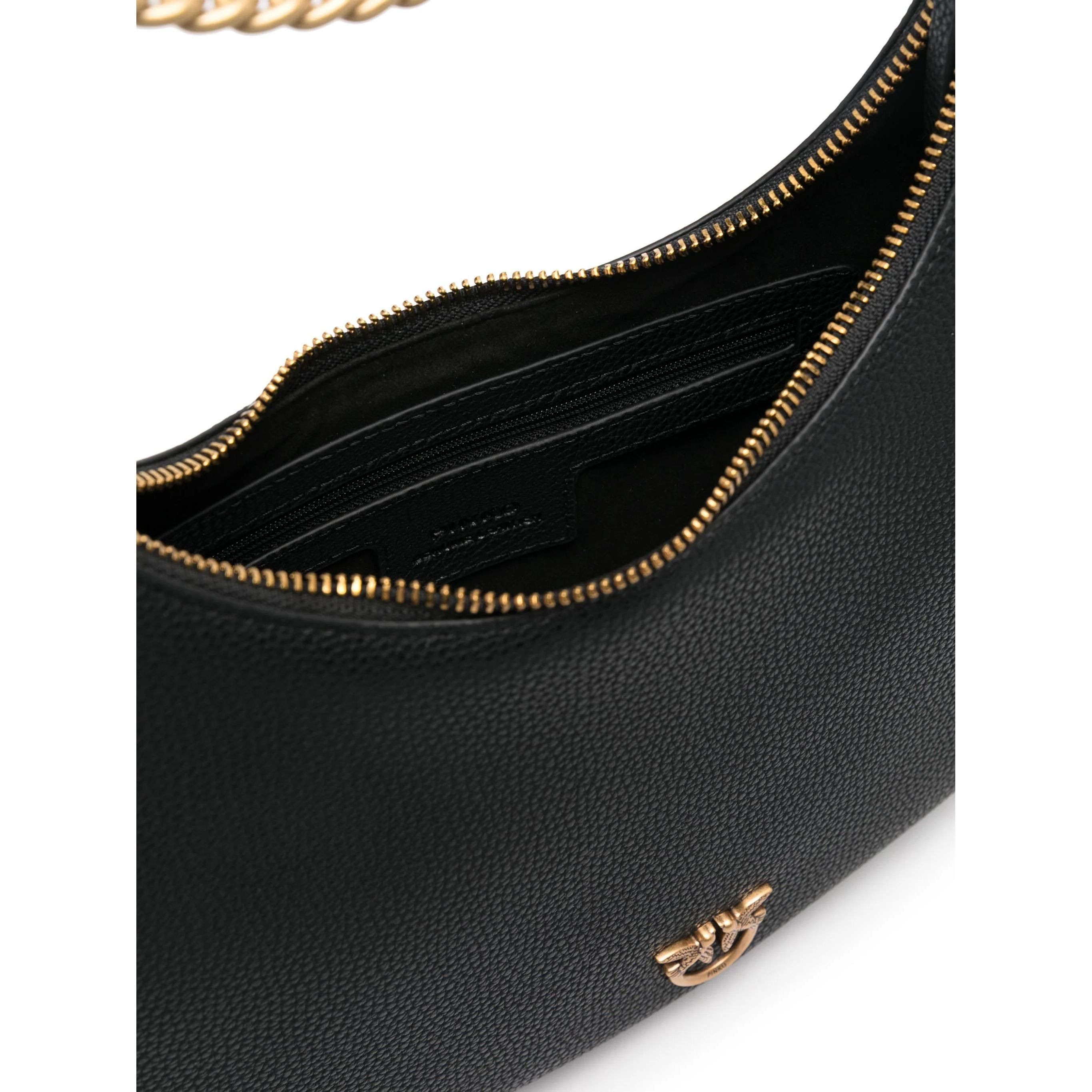 PINKO Rankinė moterims, Juoda, Brioche handle bag 4