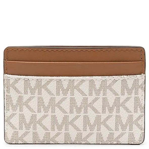 MICHAEL KORS Piniginė moterims, Balta, Logo card case 2