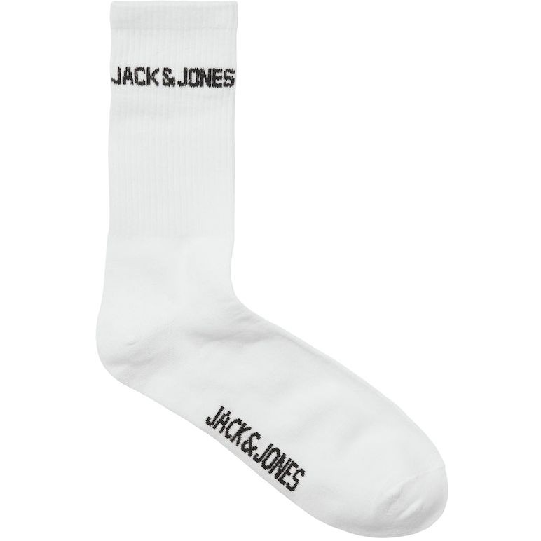 JACK & JONES Kojinės vyrams, Balta, Melvin tennis sock 3 pack 2