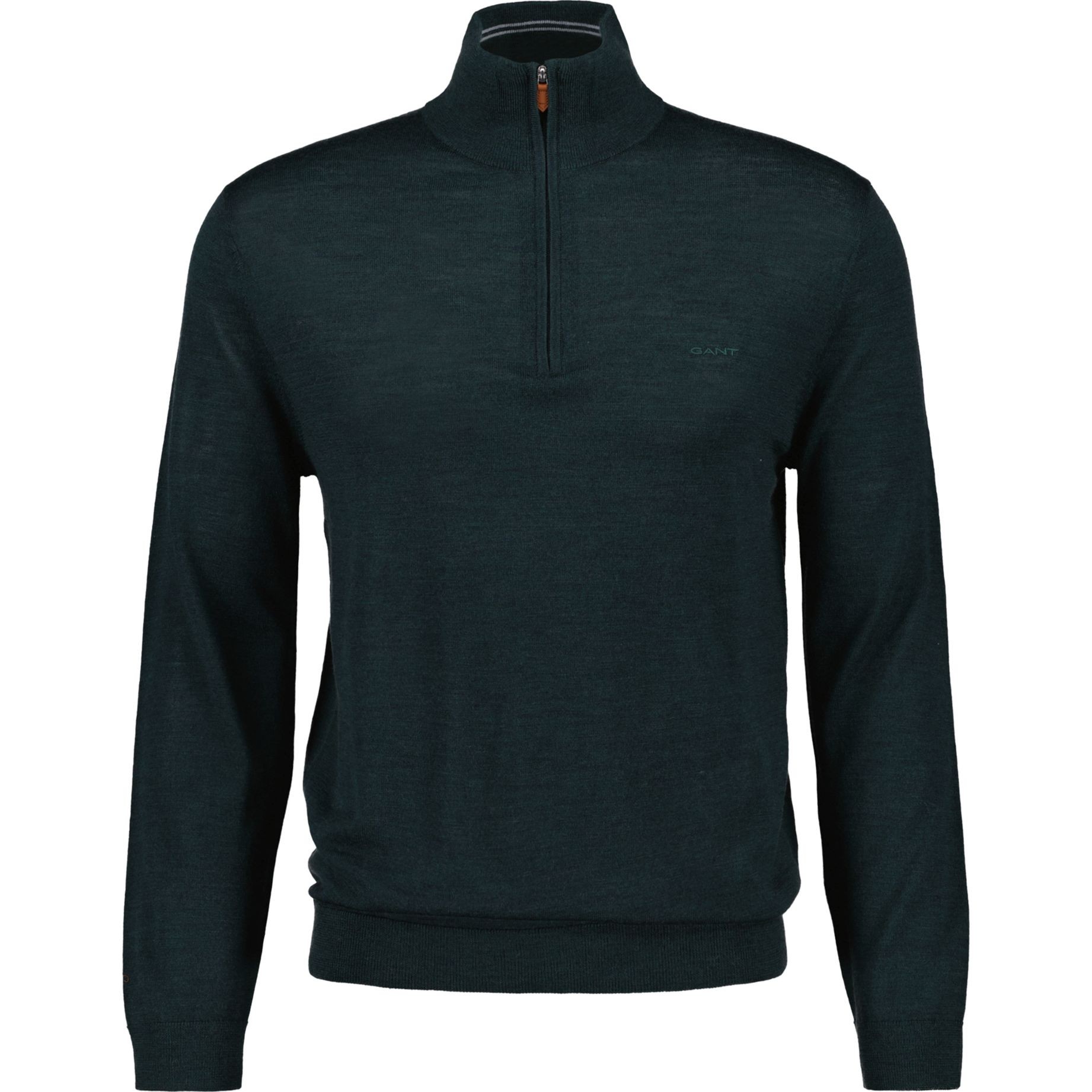 GANT Megztinis vyrams, Žalia, Extrafine merino wool sweater