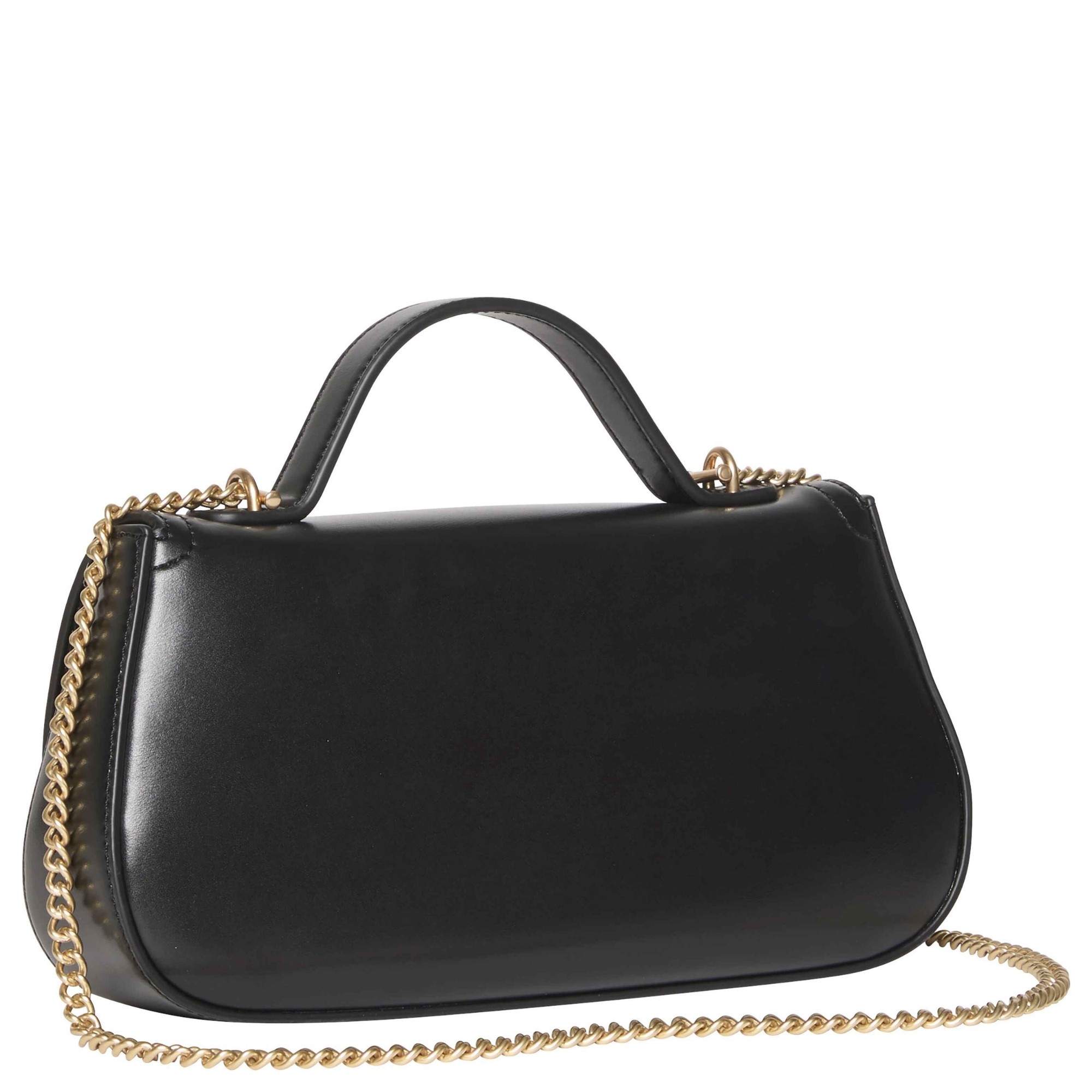 CALVIN KLEIN Rankinė per petį moterims, Juoda, CK top handle wiTH chain bag 2