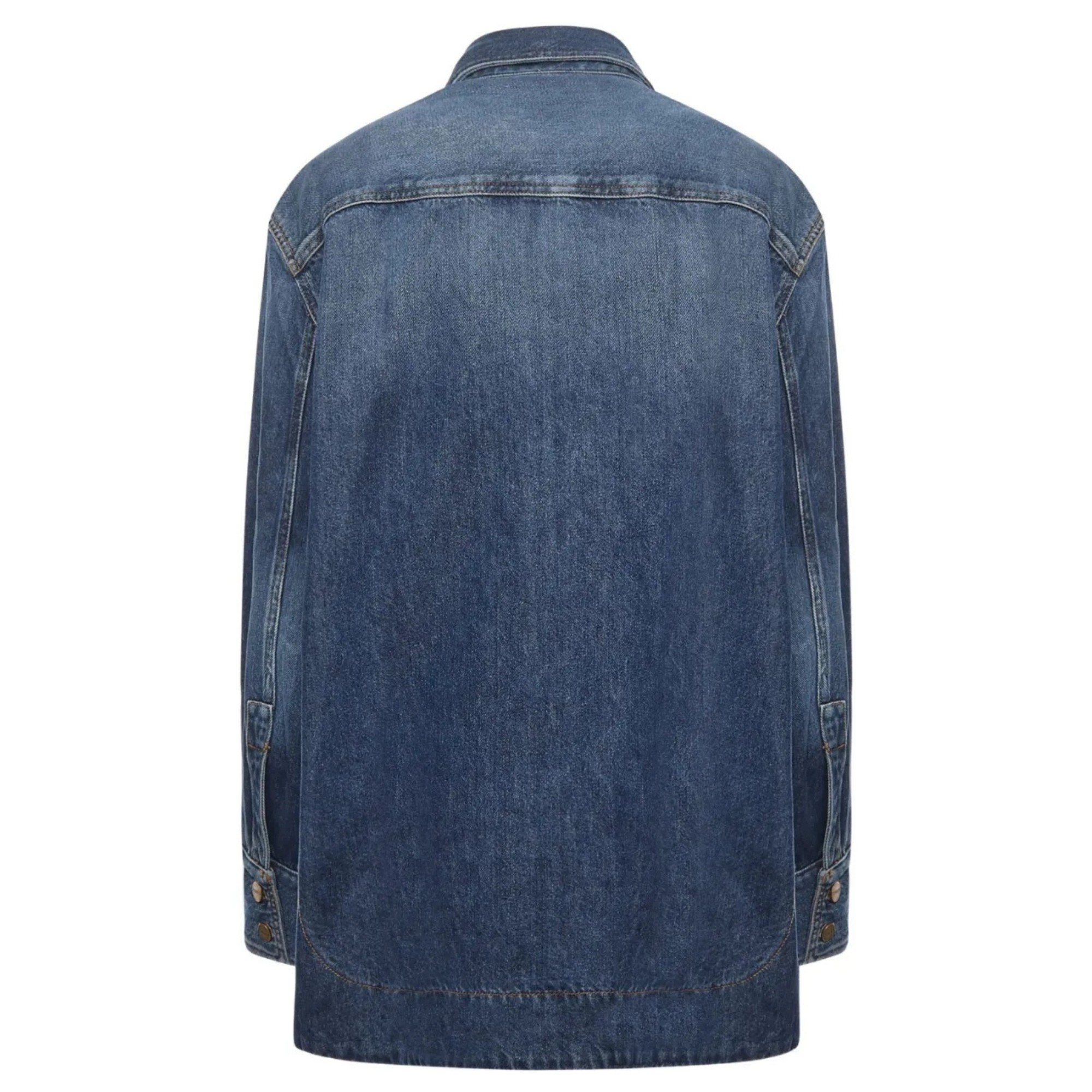 PINKO Marškiniai ilgomis rankovėmis moterims, Mėlyna, Olivastro overshirt 2