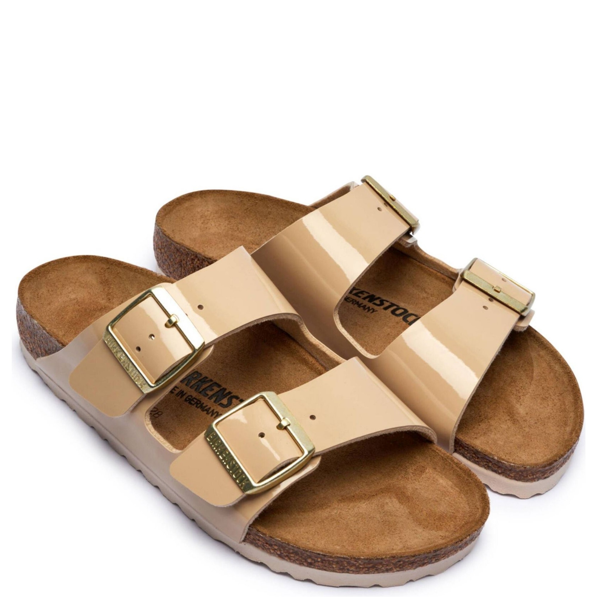 BIRKENSTOCK Šlepetės moterims, Smėlio, Arizona BF slippers 2