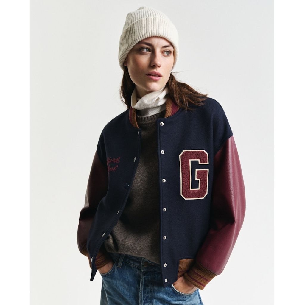 GANT Kepurė moterims, Smėlio, Wool ribbed beanie 2