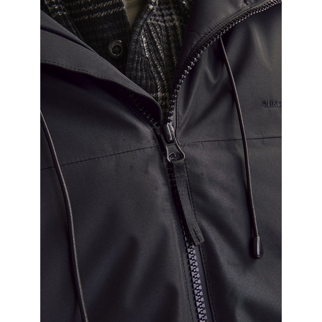 JACK & JONES Lengva striukė vyrams, Juoda, Summit padded shell jacket 5