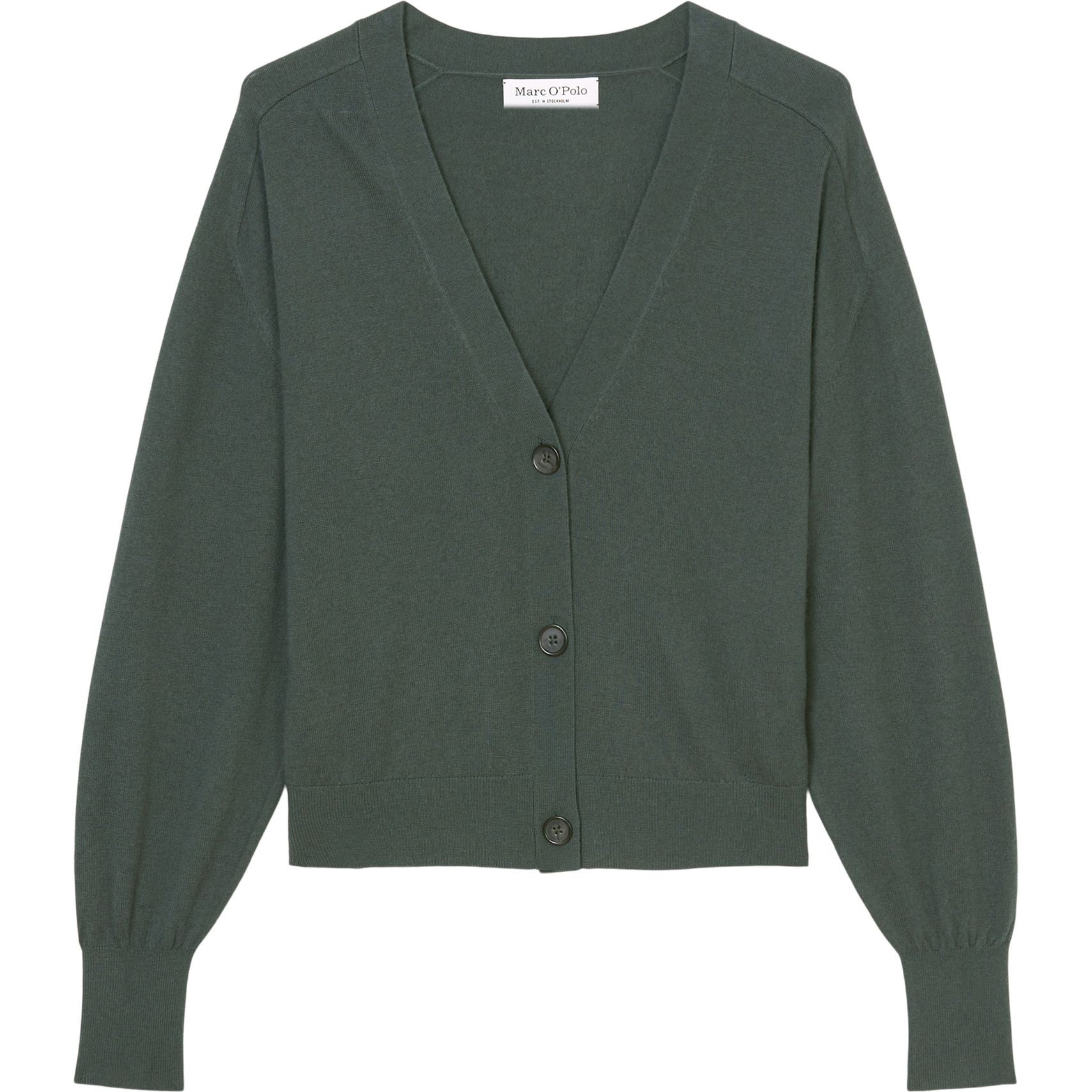 MARC O'POLO Kardiganas moterims, Žalia, Cardigan 1