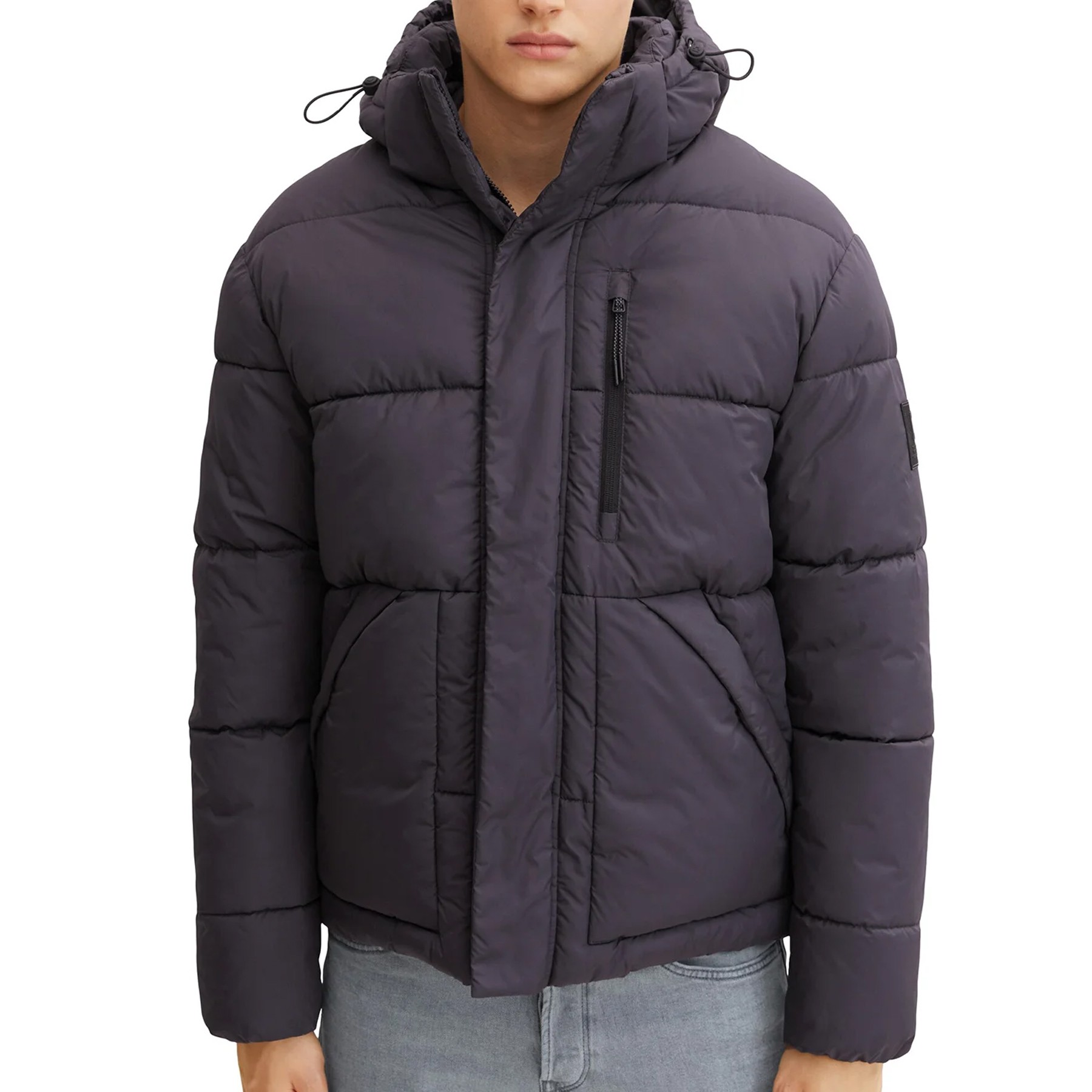 TOM TAILOR Striukė vyrams, Pilka, Striukė 2