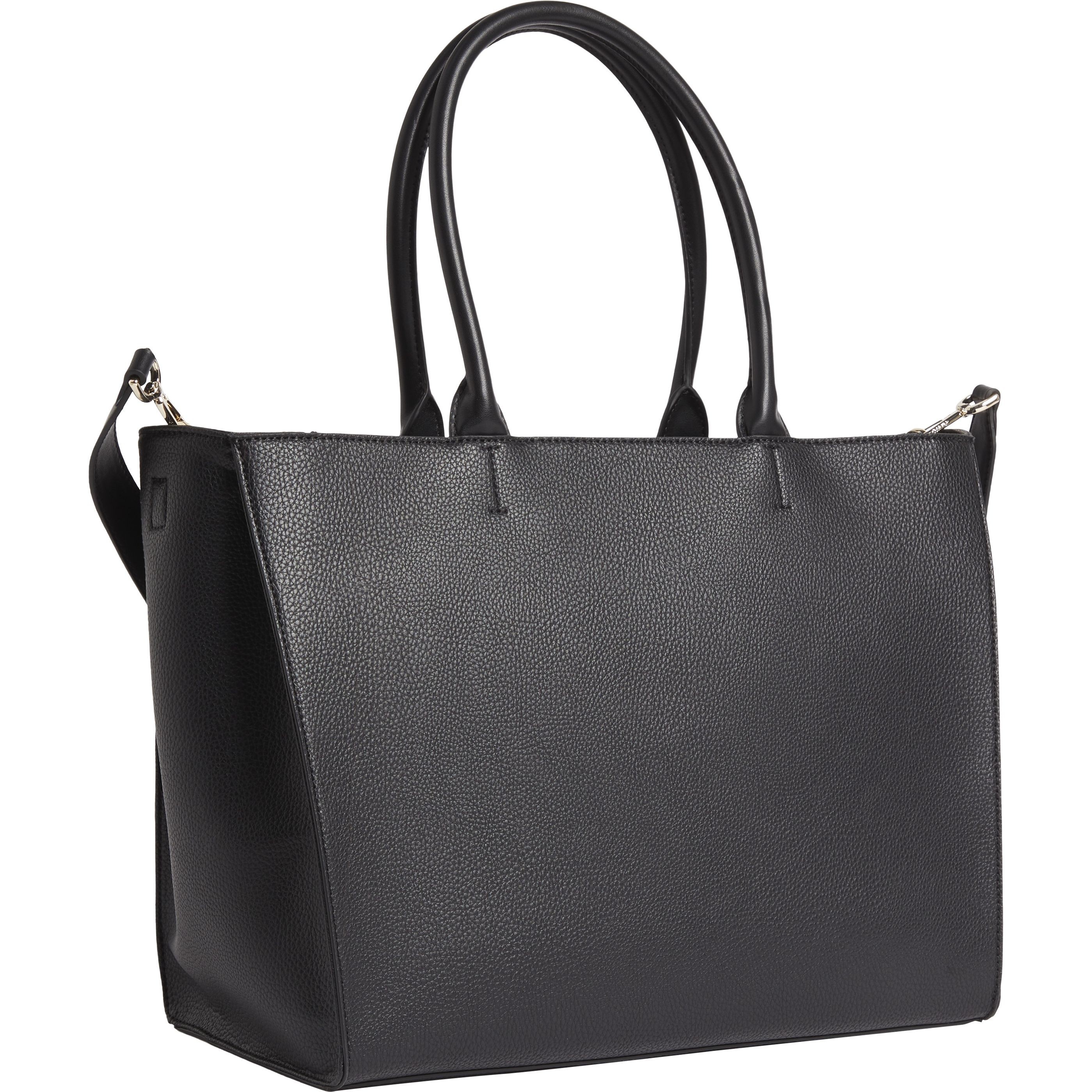CALVIN KLEIN Rankinė per petį moterims, Juoda, Daily dressed shopper bag 2