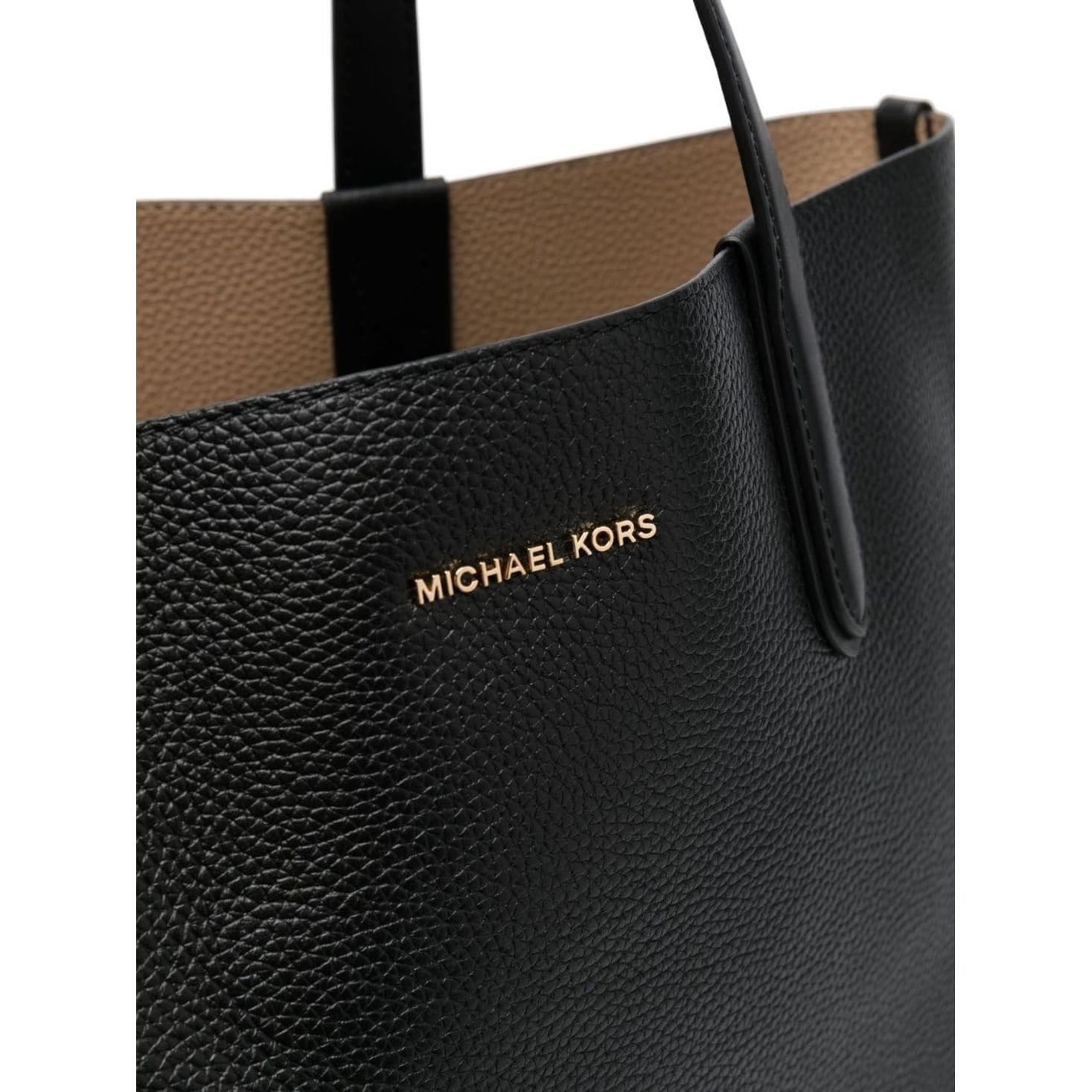 MICHAEL KORS Pirkinių krepšys moterims, Juoda, XL ns reversible tote 3