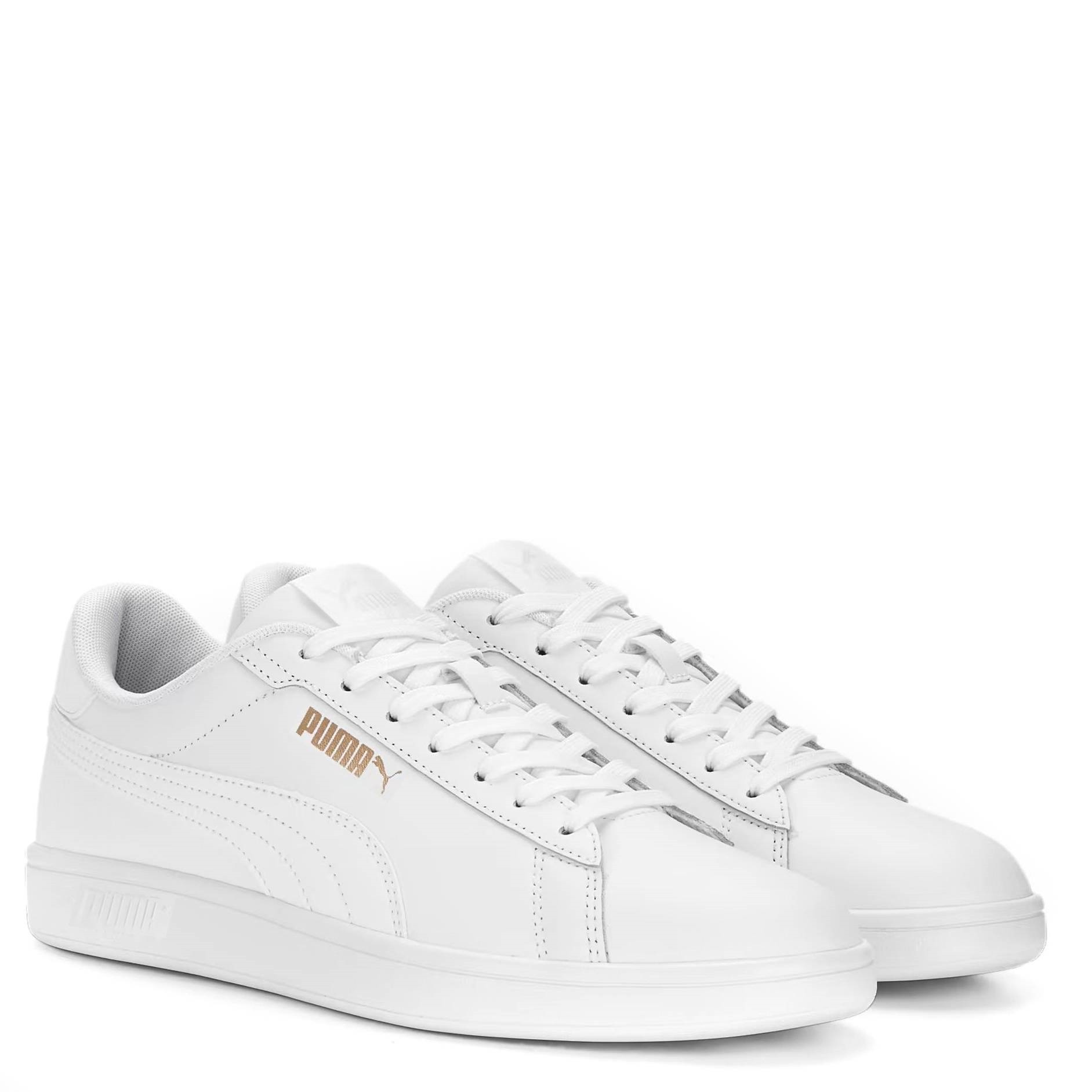 PUMA Laisvalaikio bateliai vyrams, Balta, Smash 3.0 leisure 1