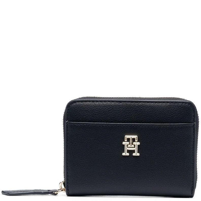 TOMMY HILFIGER Piniginė moterims, Mėlyna, LIFE MED ZA 1