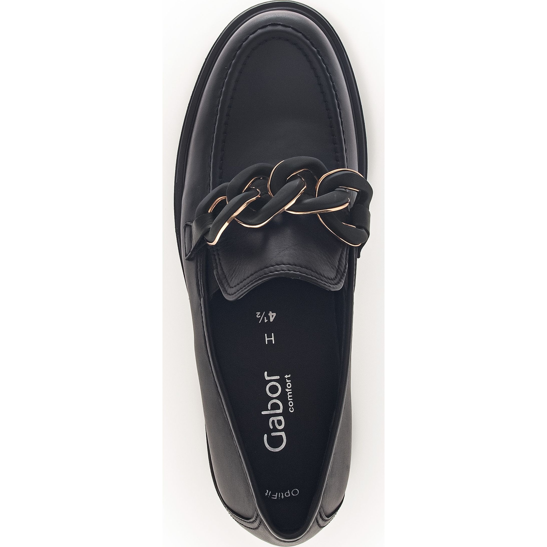 GABOR Loaferiai moterims, Juoda, Loafers 4