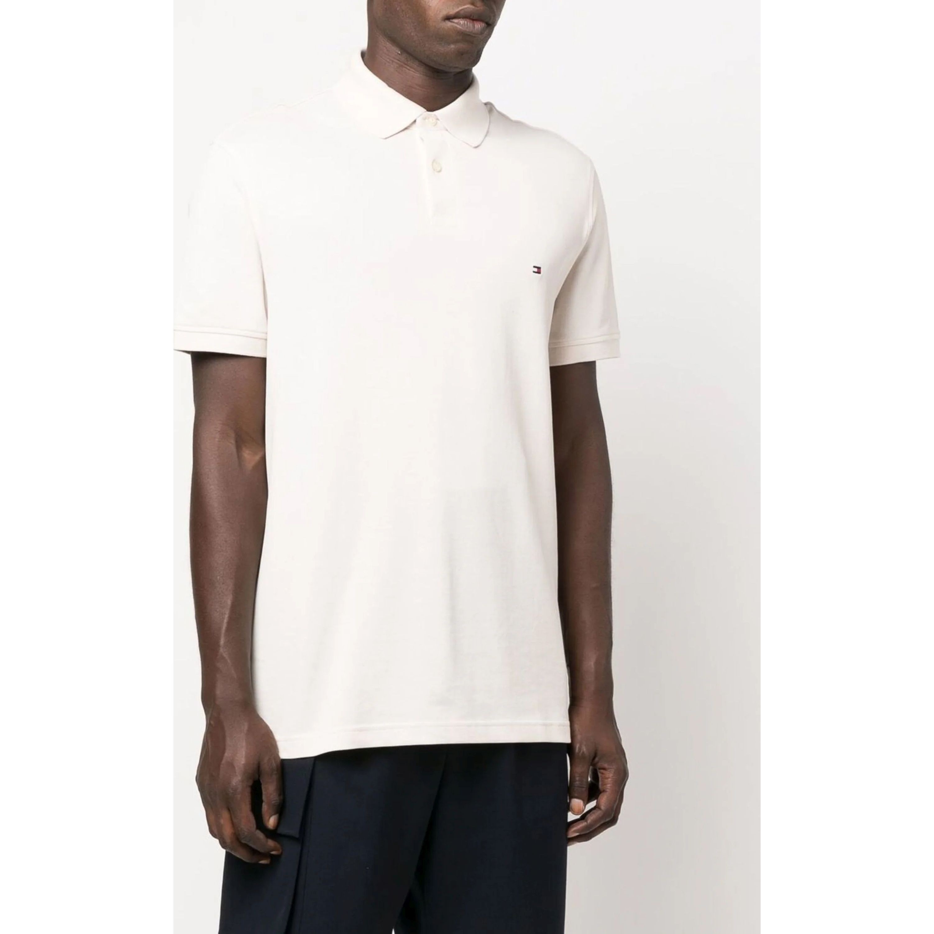 TOMMY HILFIGER Polo marškiniai trumpos rank. vyrams, Smėlio, 1985 regular polo 2