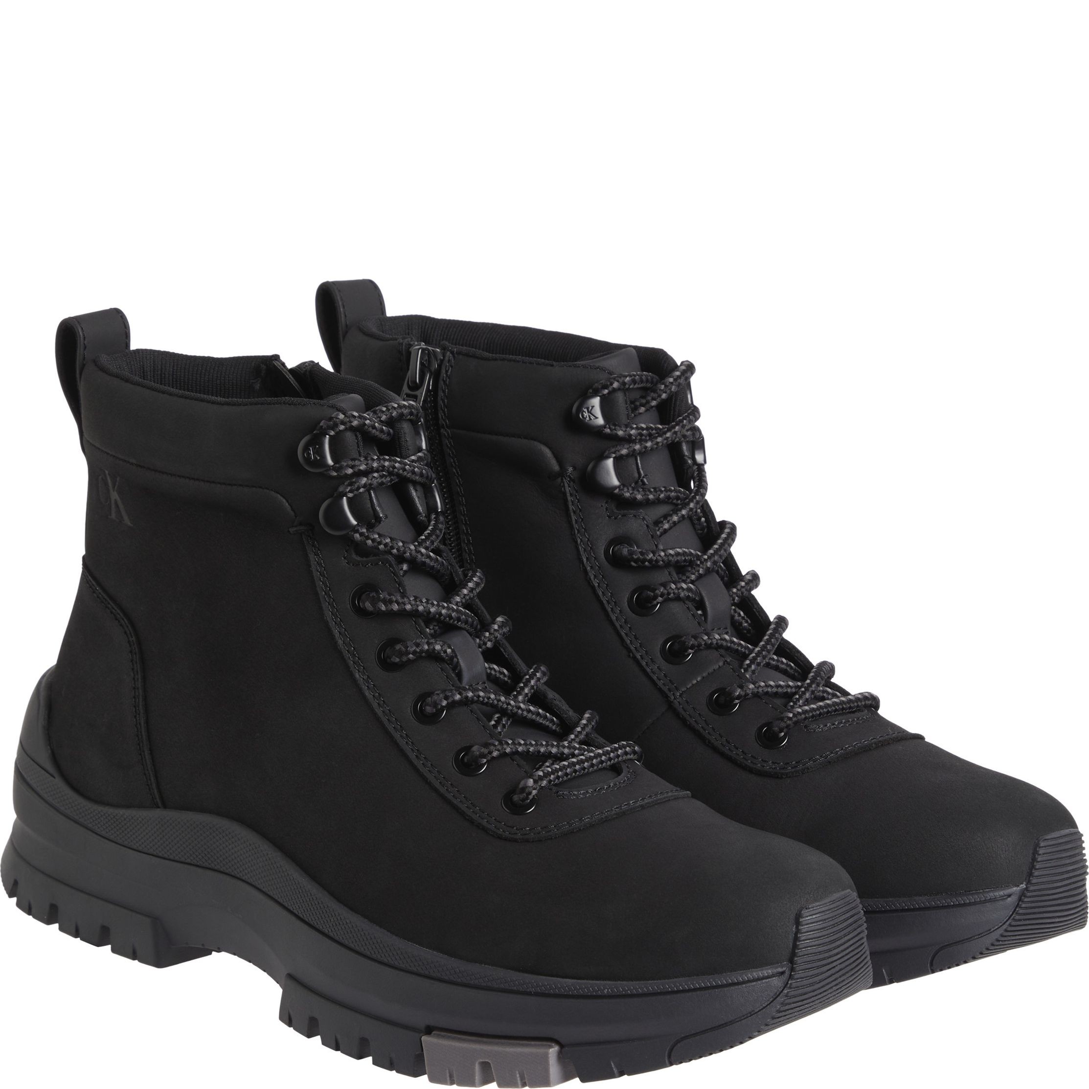 CALVIN KLEIN JEANS Aulinukai vyrams, Juoda, Hybrid boot laceup rebellious 1