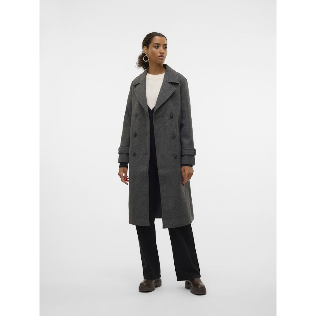 VERO MODA Paltas moterims, Pilka, Fortunevega trenchcoat 5