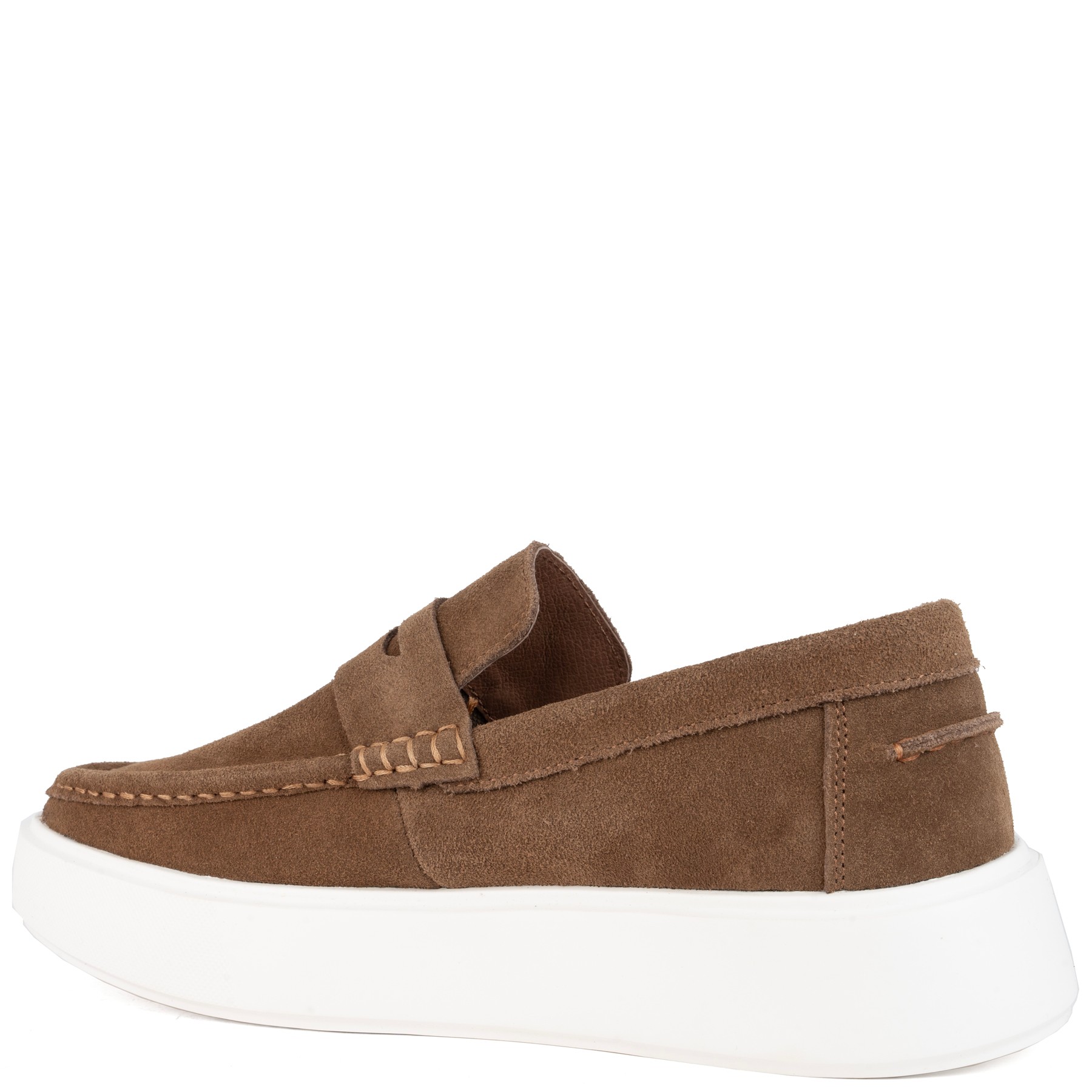 SERGIO MORETTI Mokasinai vyrams, Ruda, Mocasins 3