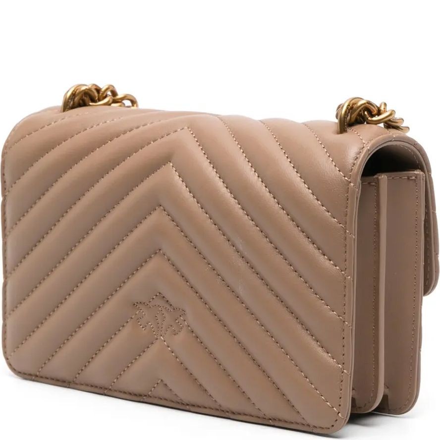 PINKO Rankinė per petį moterims, Beide, Love icon mini crossbody 2