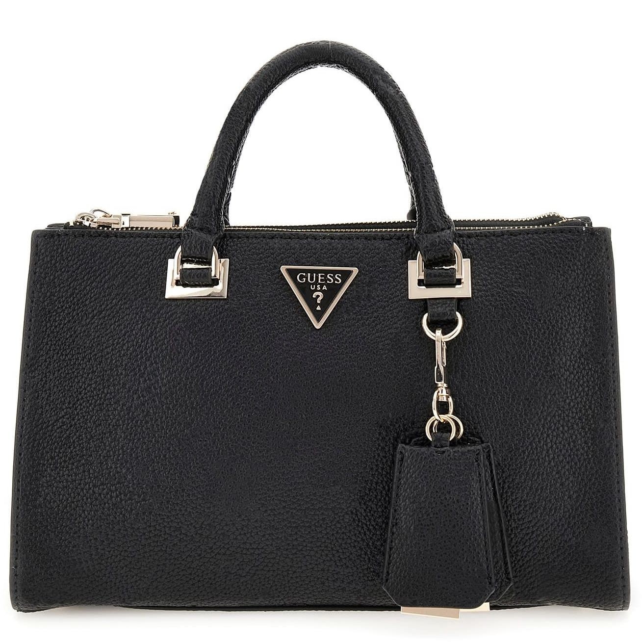 GUESS Pirkinių krepšys moterims, Juoda, Cresidia satchel