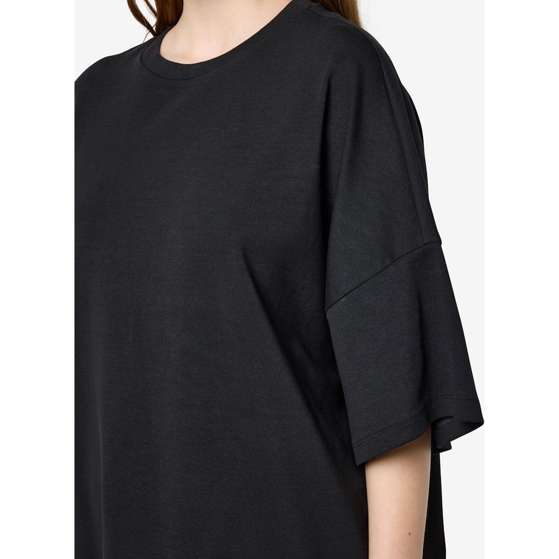 NOISY MAY Marškinėliai moterims, Juoda, Mocca boxy tee 3