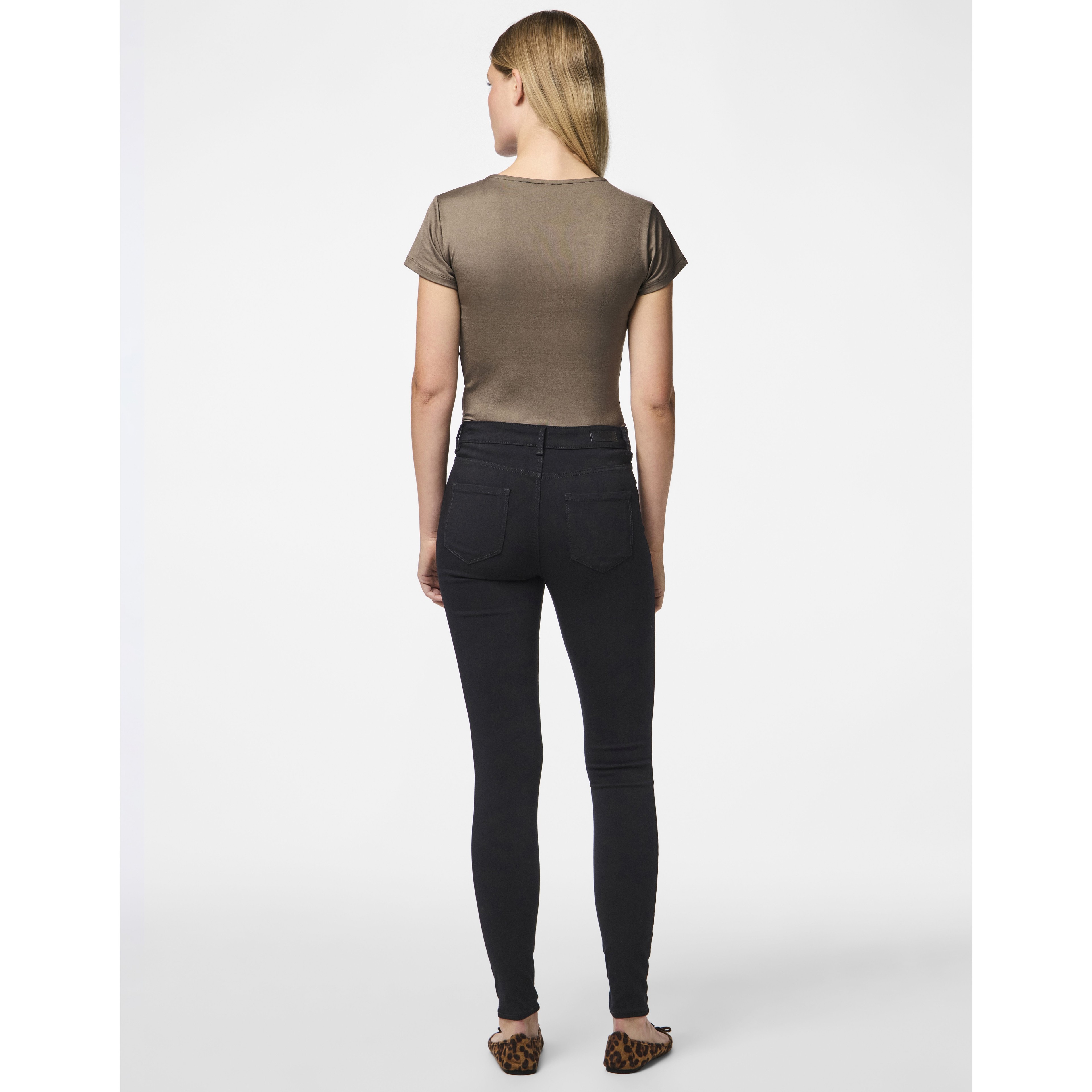 PIECES Kelnės moterims, Juoda, PCSKIN WEAR MW J 3