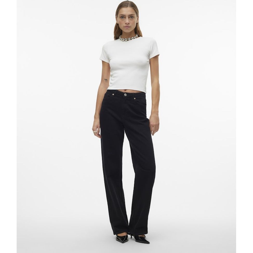 VERO MODA Marškinėliai moterims, Balta, Vmchloe t-shirts 4