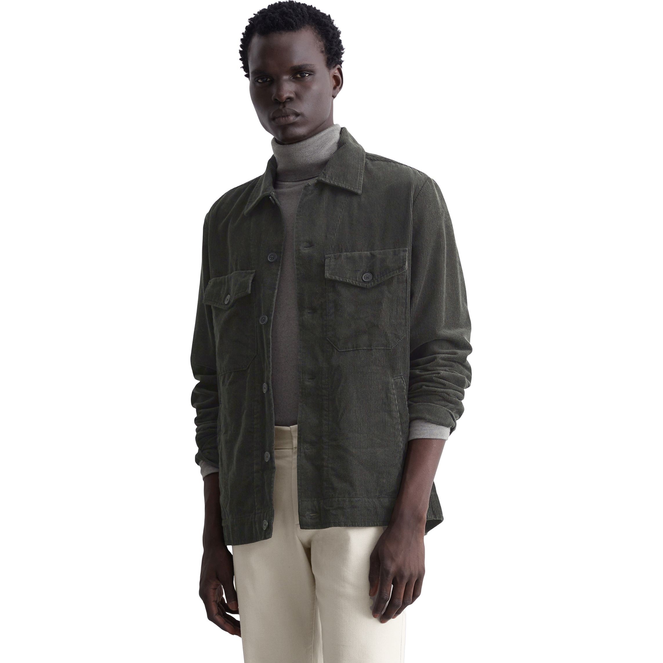 MARC O'POLO Marškiniai ilgomis rankovėmis vyrams, Pilka, Shirts lon 429020774120 2