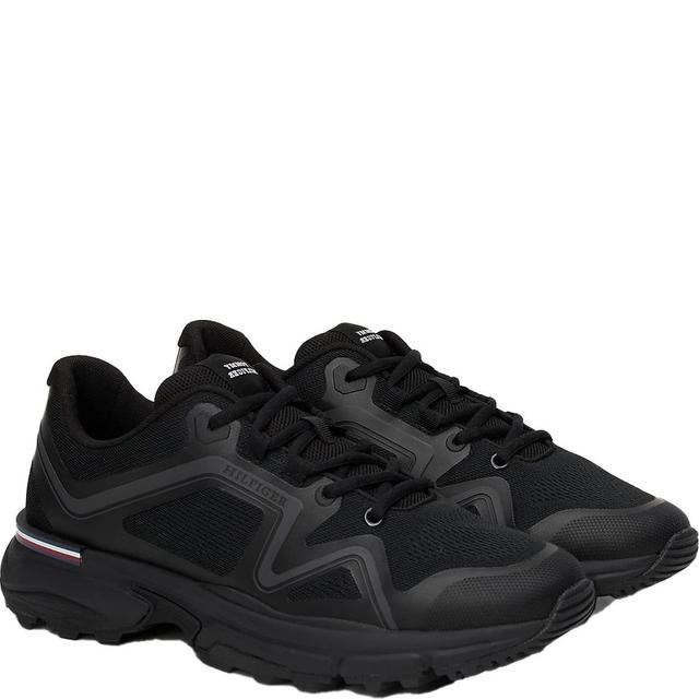 Laisvalaikio bateliai vyrams, Juoda, Runner tech knit leisure