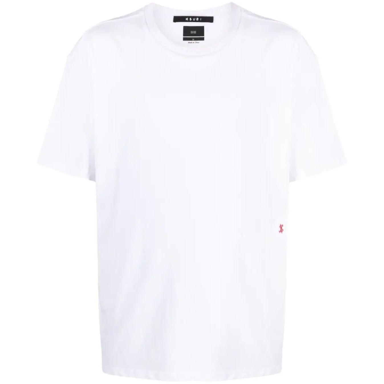 KSUBI 19 Marškinėliai trump. rankovėmis vyrams, Balta, 4x4 biggie ss tee white/red