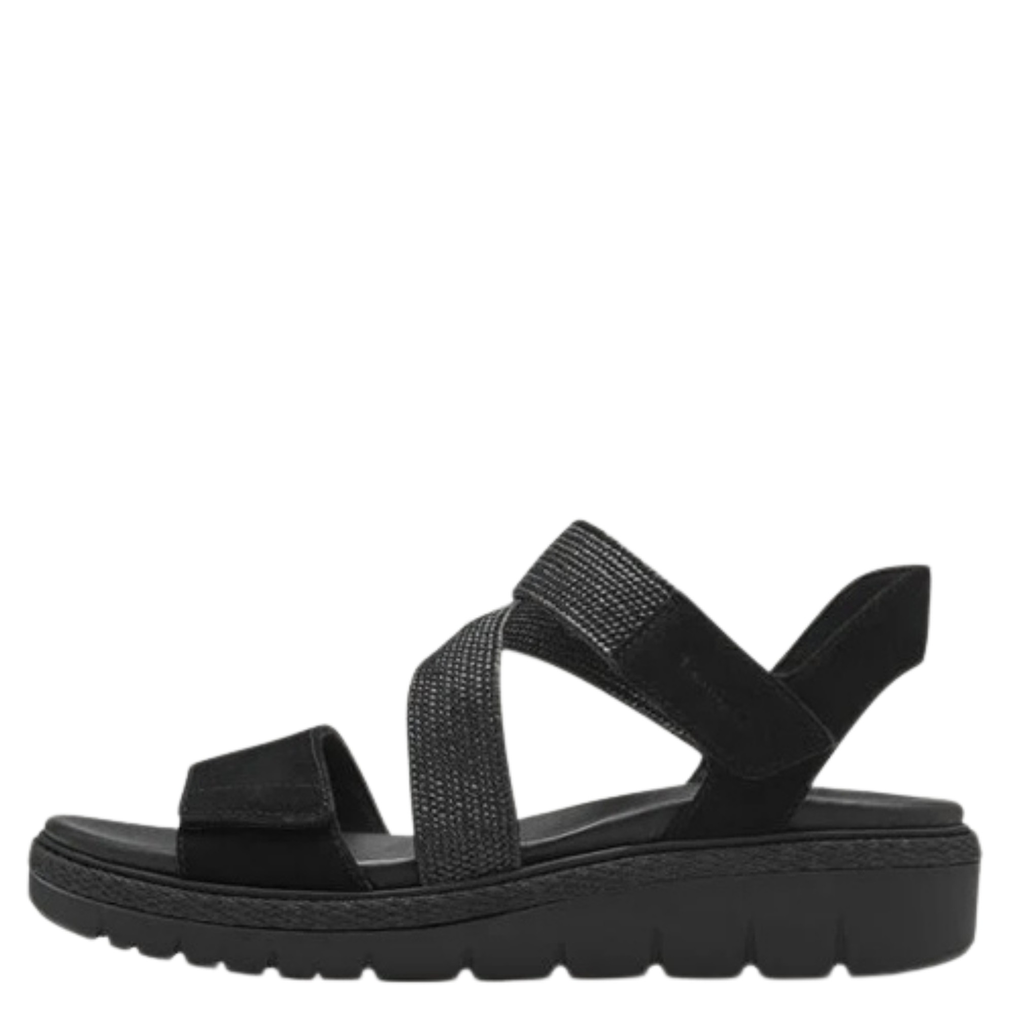 TAMARIS Basutės moterims, Juoda, Sandals 2 TAMARIS Basutės moterims, Juoda, Sandals 2
