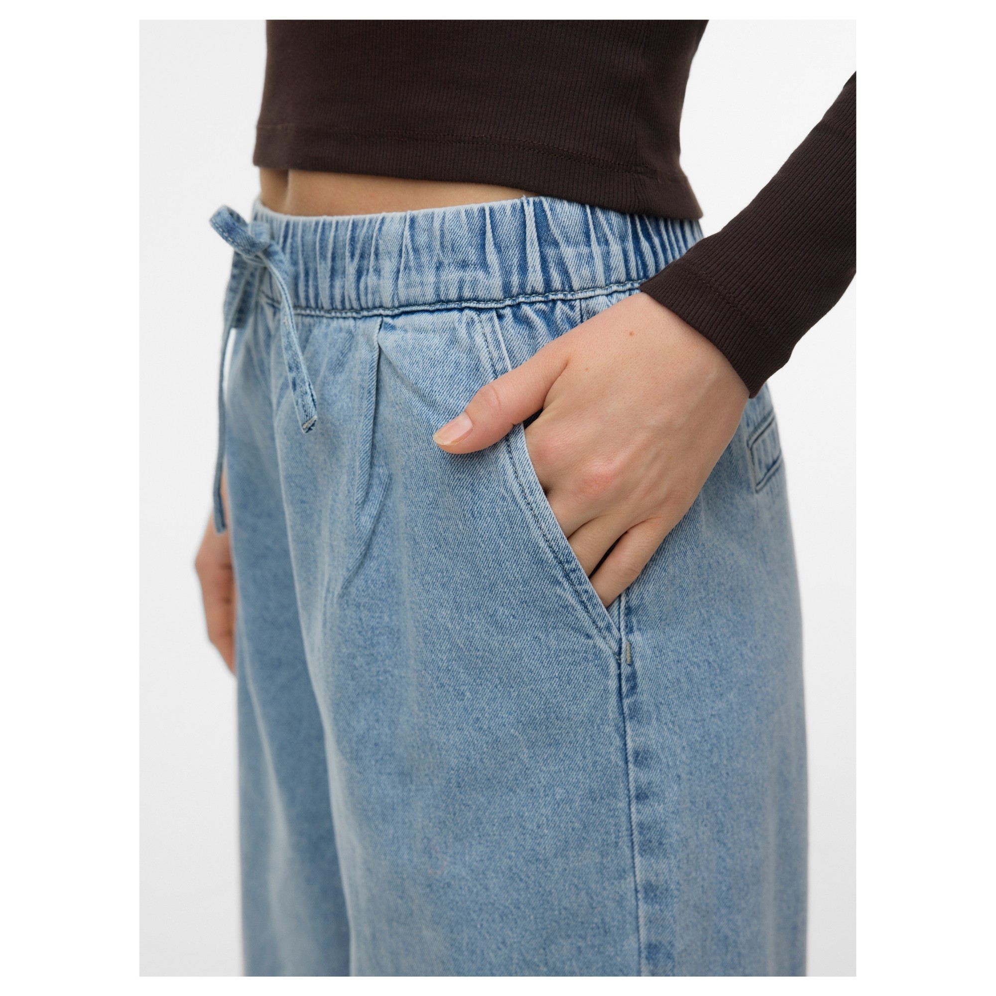 VERO MODA Platūs džinsai moterims, Mėlyna, Valeria 5 VERO MODA Platūs džinsai moterims, Mėlyna, Valeria 5