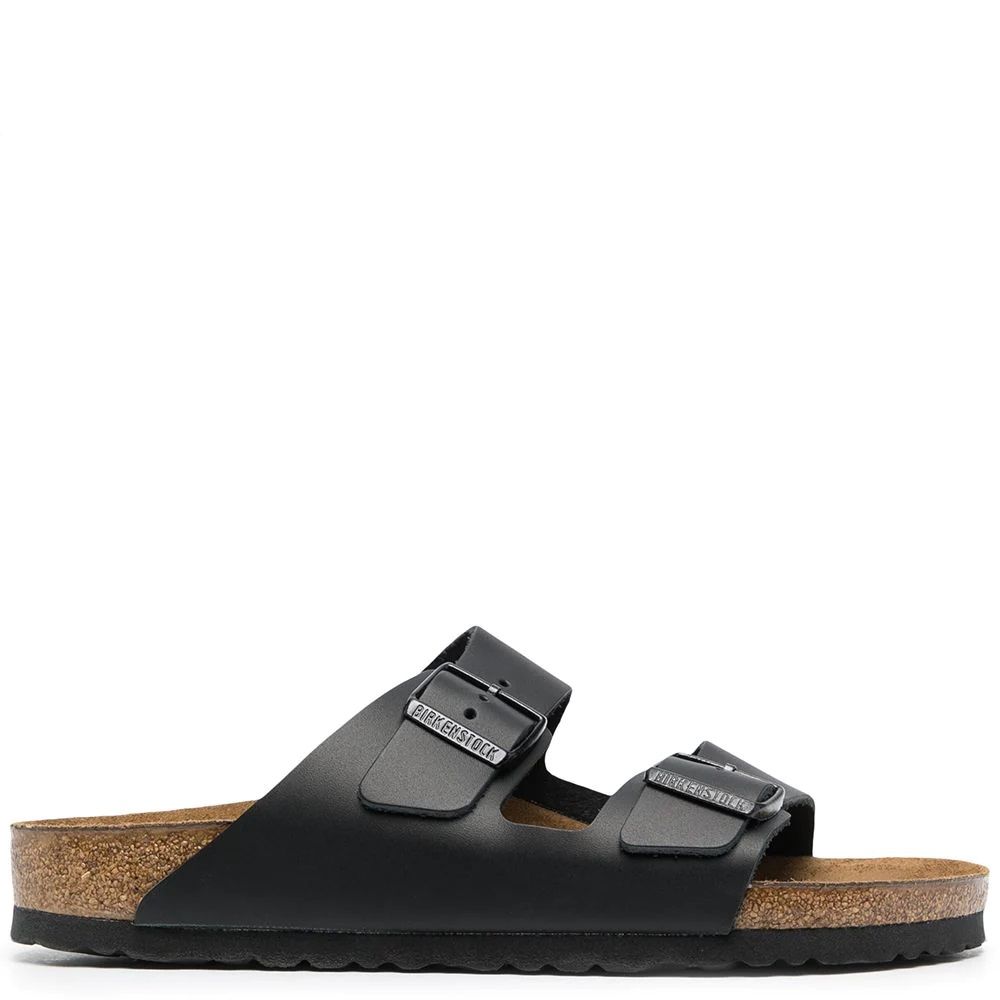 BIRKENSTOCK šlepetės vyrams - moterims siaurai pėdai, Juoda, Arizona NL slippers