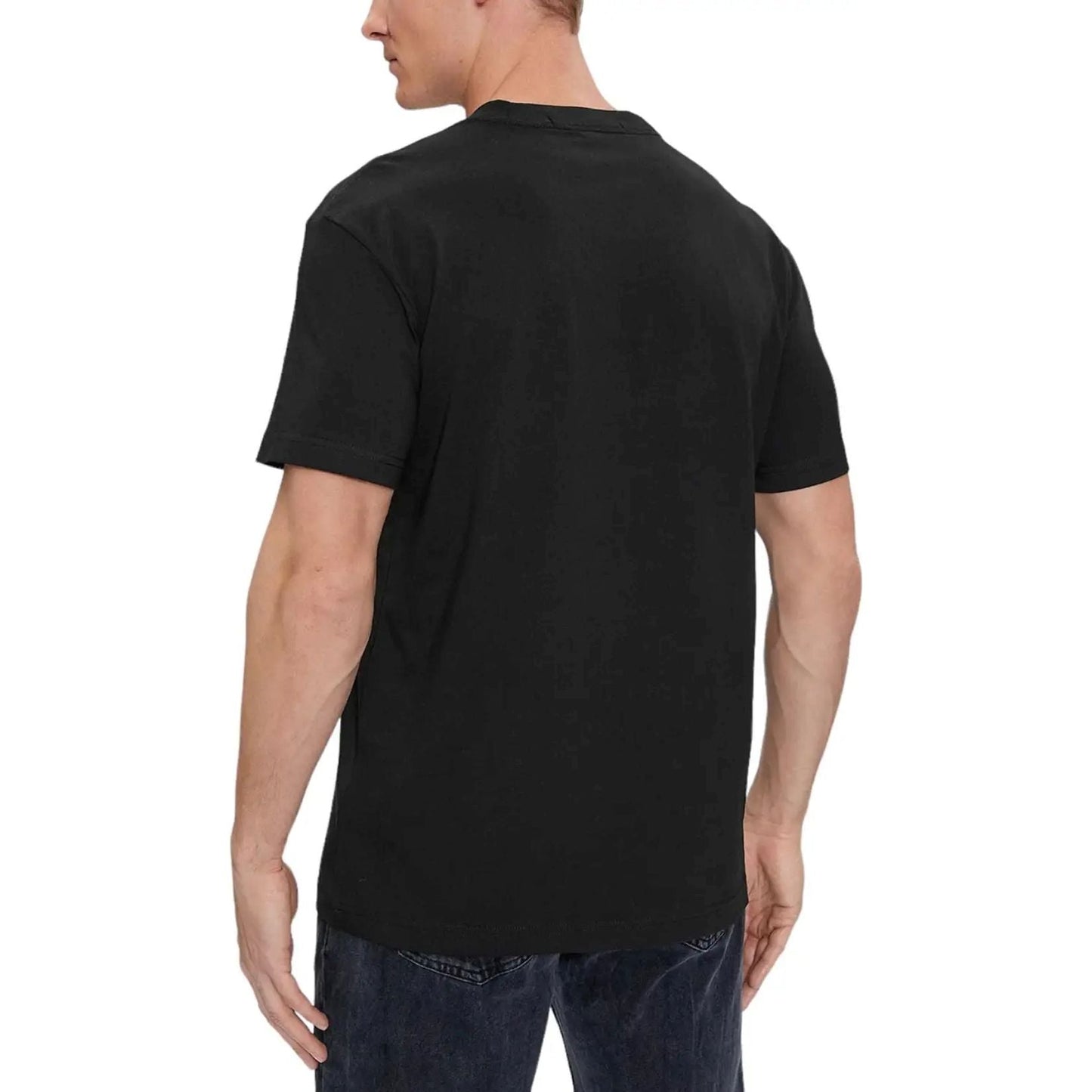 CALVIN KLEIN JEANS marškinėliai trumpomis rankovėmis vyrams, Juoda, S/s t-shirt