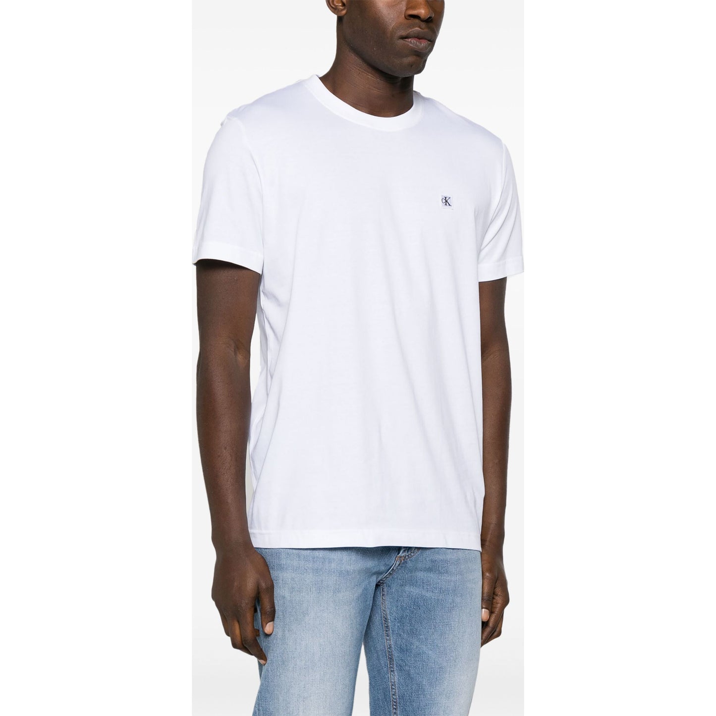 CALVIN KLEIN JEANS marškinėliai trumpomis rankovėmis vyrams, Balta, S/s t-shirt