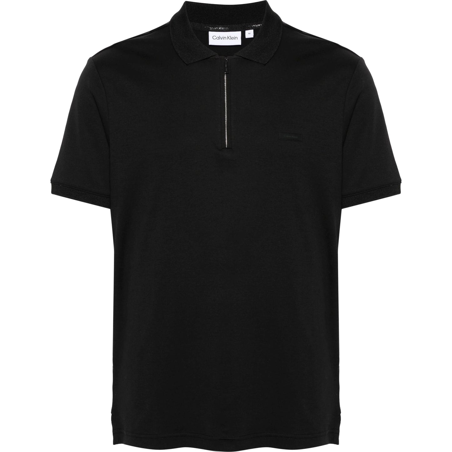 CALVIN KLEIN Polo marškinėliai trumpomis rankovėmis vyrams, Juoda, S/s polo