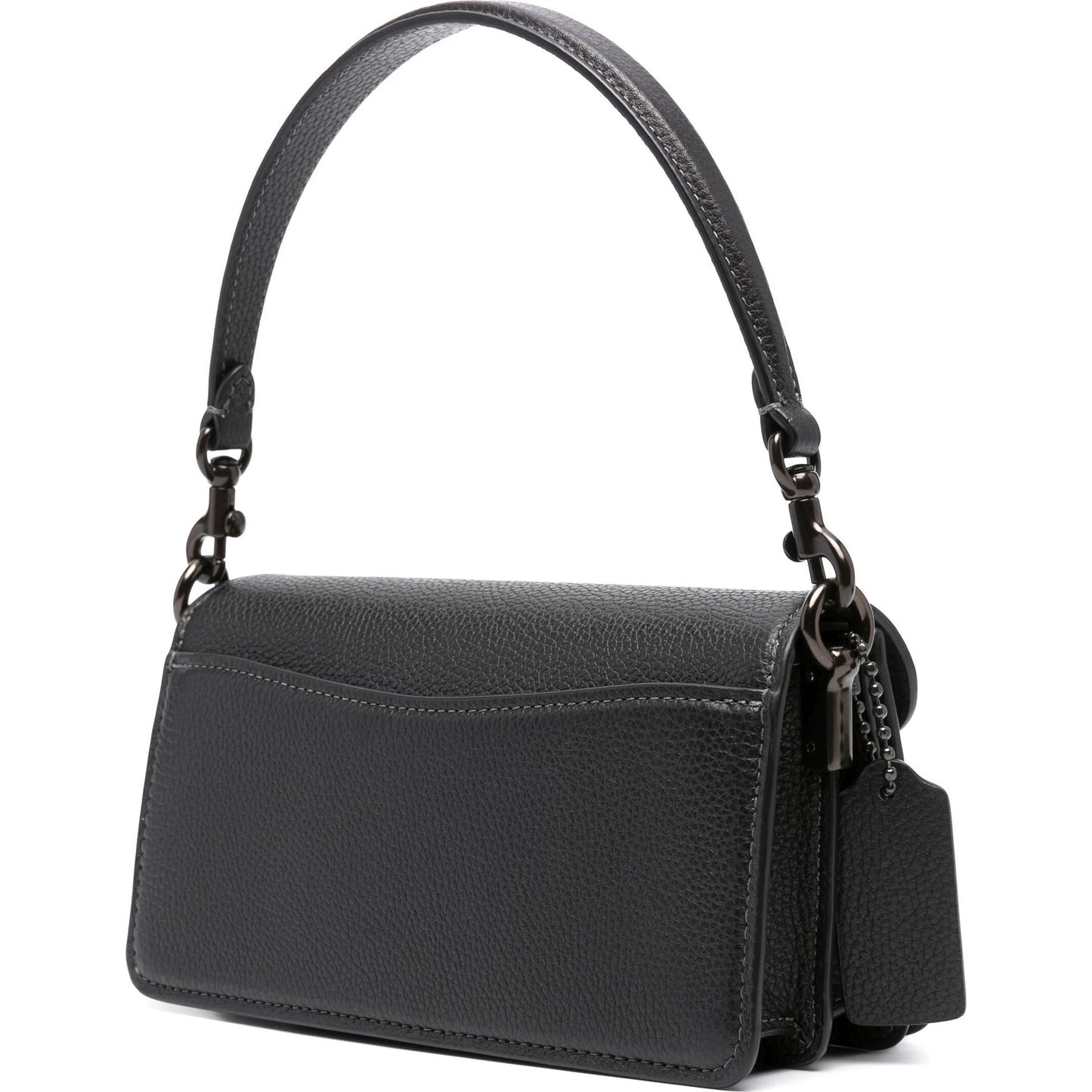 COACH rankinė per petį moterims, Juoda, Leather tabby shoulder bag 20