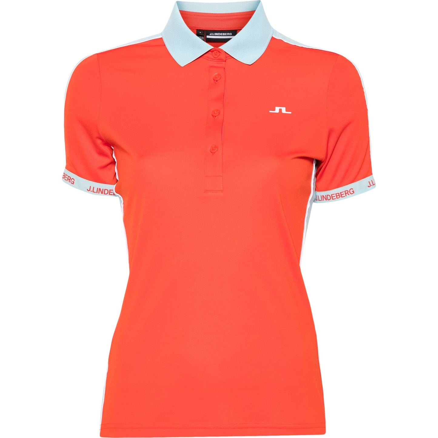 J.LINDEBERG Polo marškinėliai moterims, Oranžinė, Demi polo