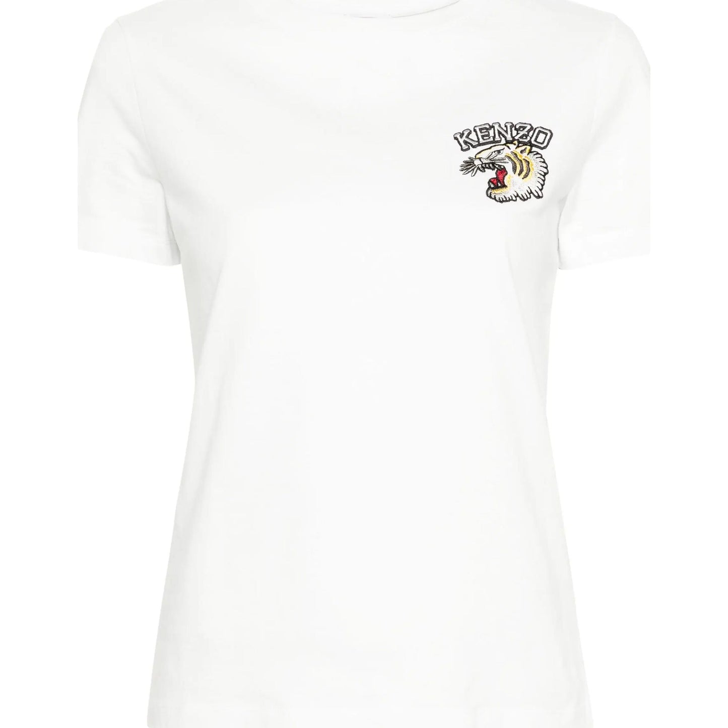 KENZO marškinėliai trumpomis rankovėmis moterims, Balta, Tiger varsity classic t-shirt
