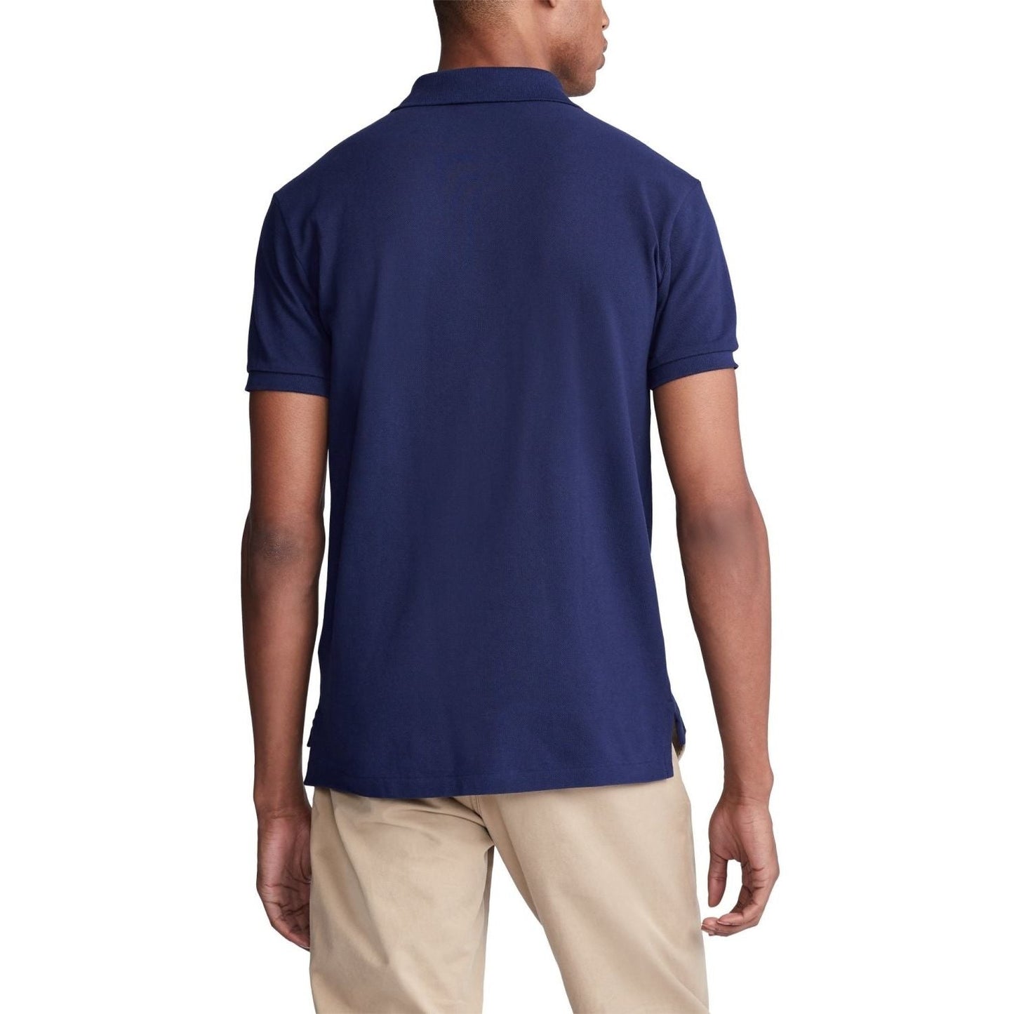 POLO RALPH LAUREN Polo marškinėliai trumpomis rankovėmis vyrams, Mėlyna, Basic mesh polo shirt