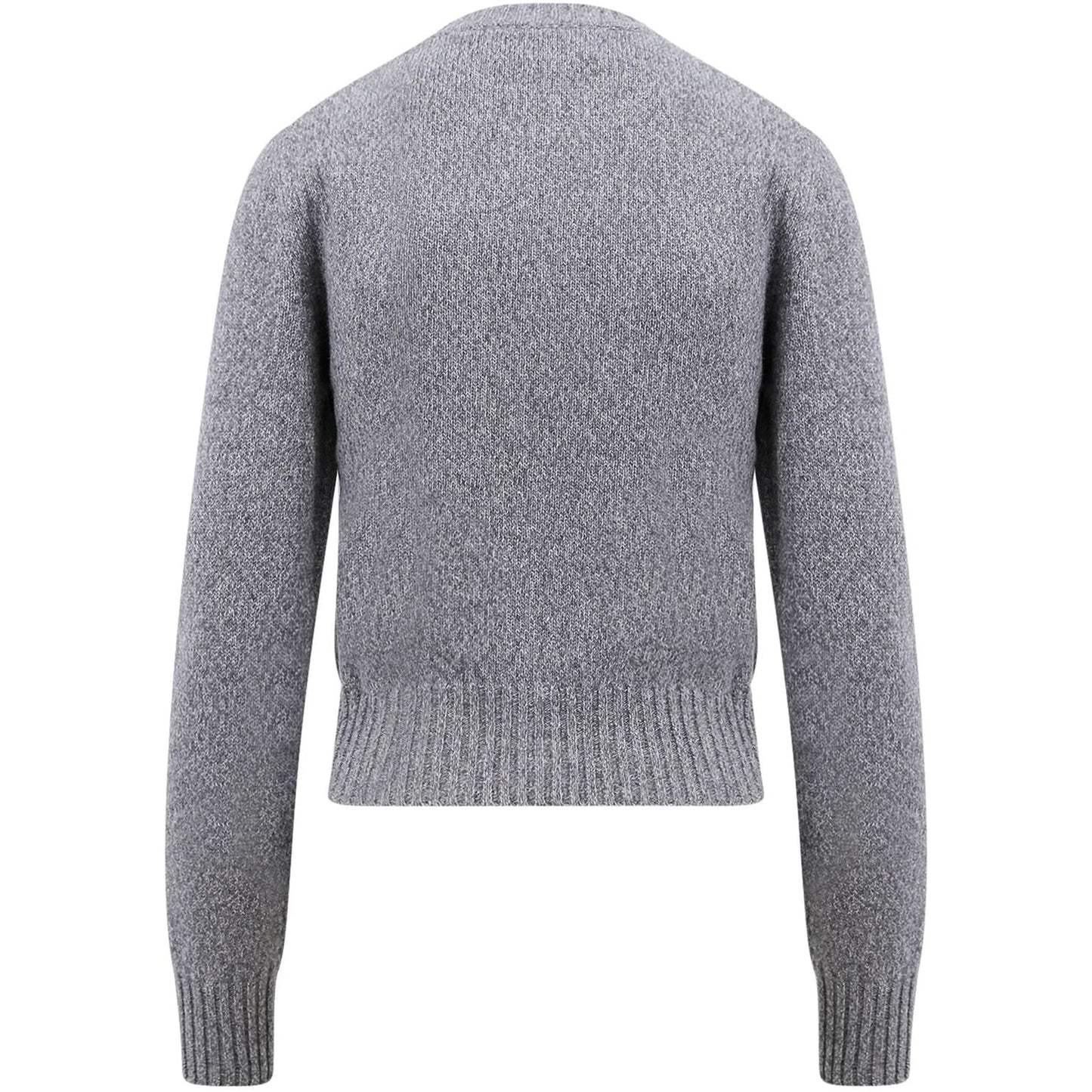 AMI PARIS moteriškas pilkas megztinis Tonal adc sweater