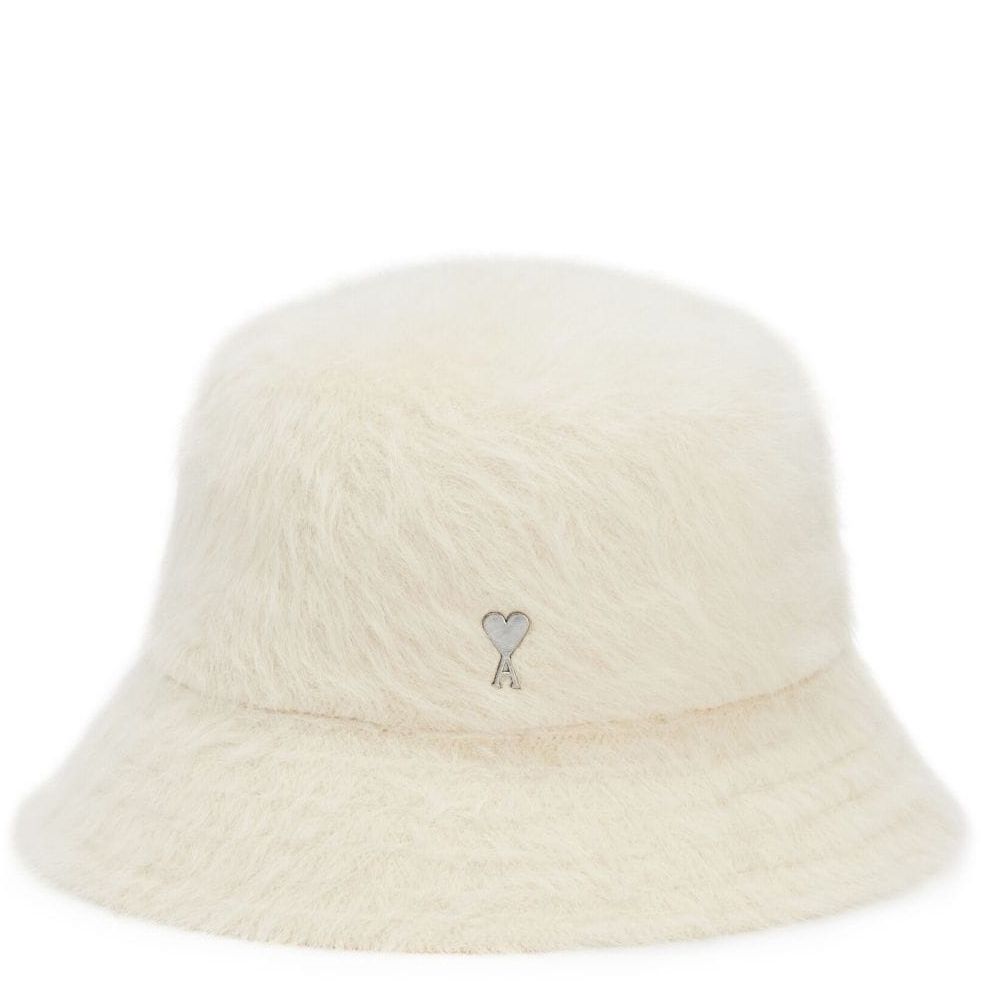 AMI PARIS vyriška/moteriška šviesi skrybėlė Fluffy bucket hat