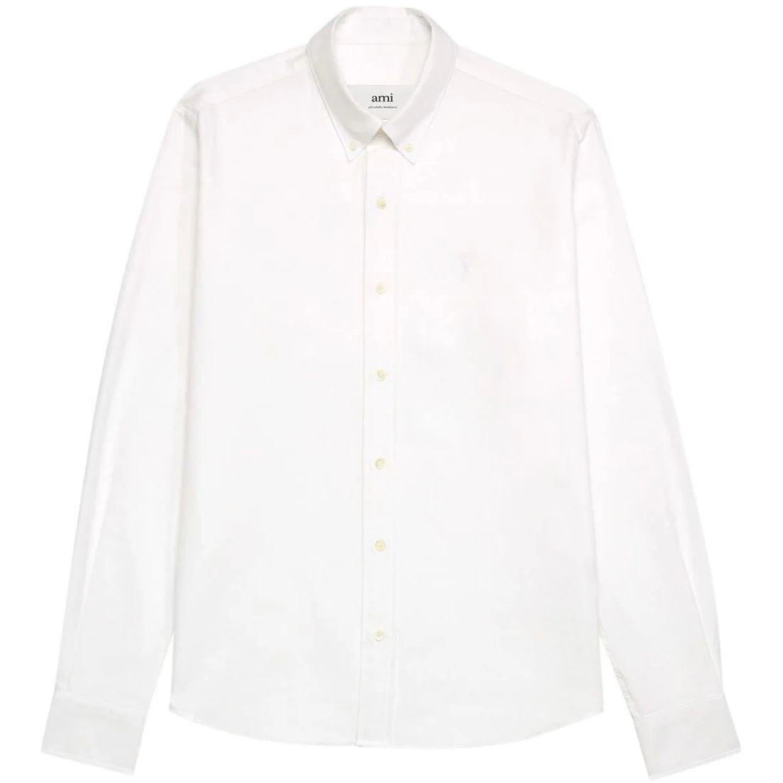 AMI PARIS vyriški/moteriški balti marškiniai Classic shirt