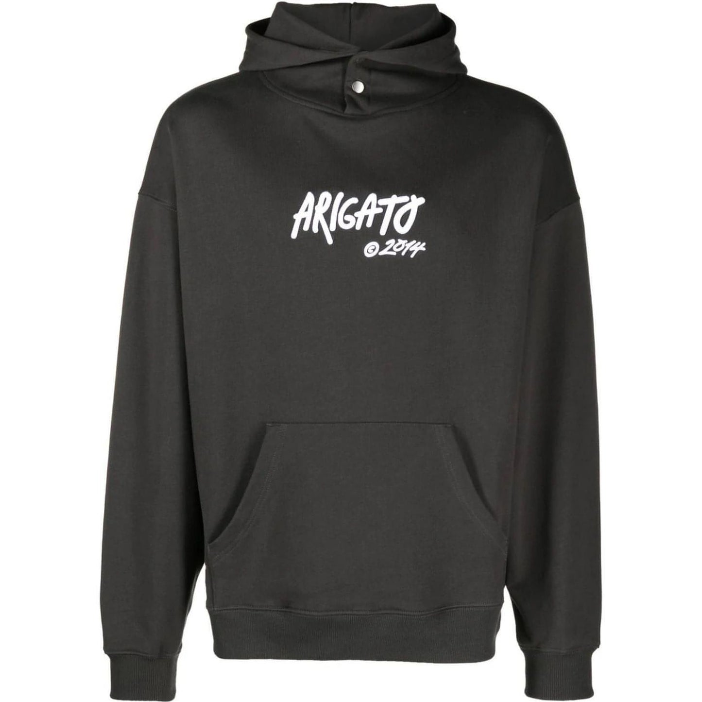 AXEL ARIGATO vyriškas juodas megztinis Arigato tag hoodie