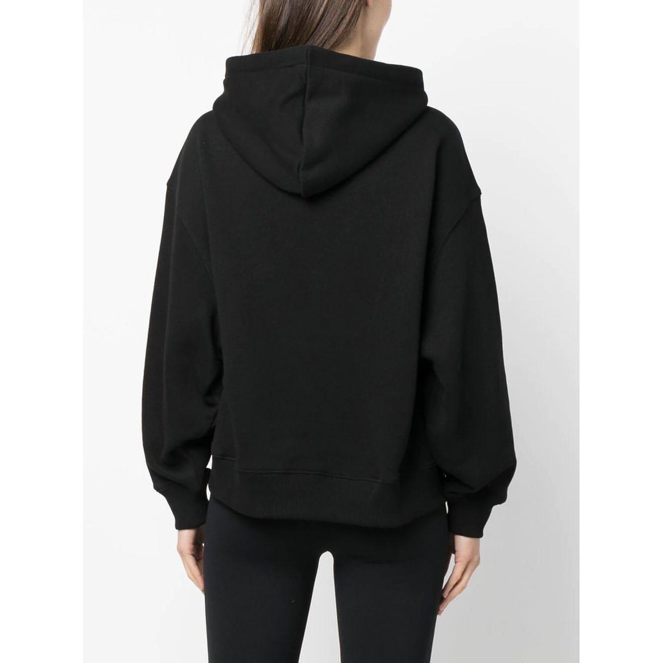 AXEL ARIGATO moteriškas juodas džemperis College A Appliquéd Hoodie