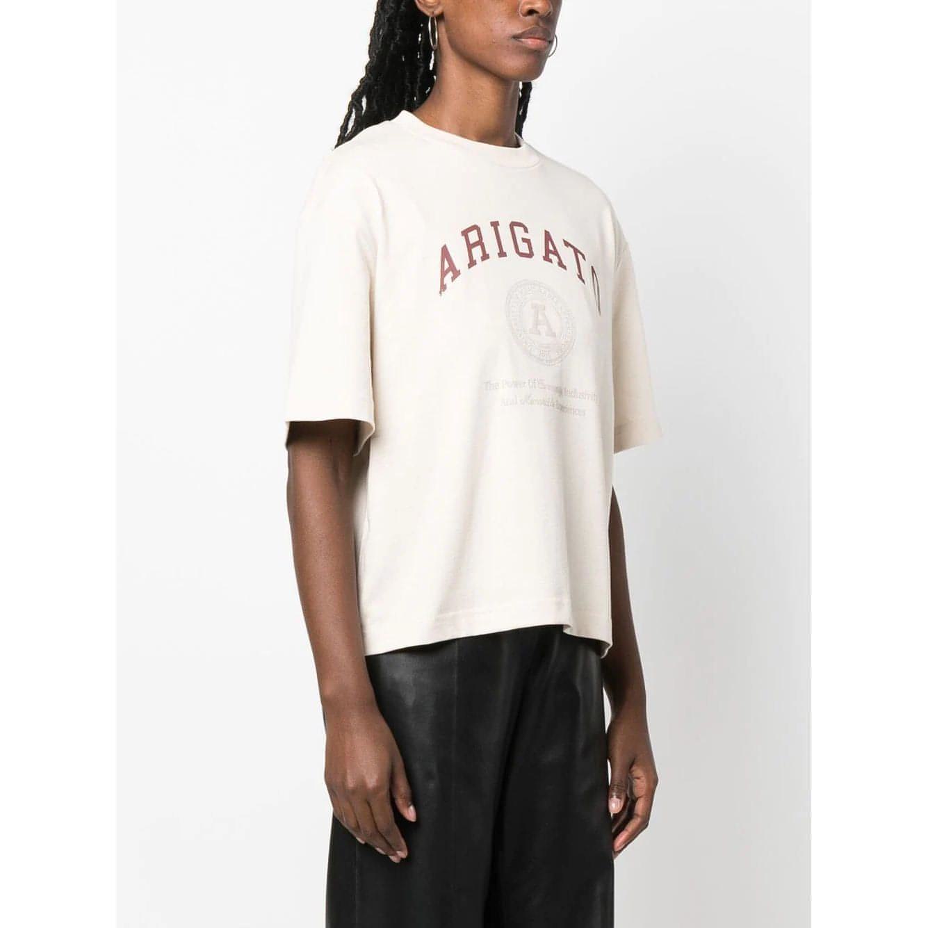 AXEL ARIGATO moteriški šviesūs marškinėliai Arigato University T-Shirt