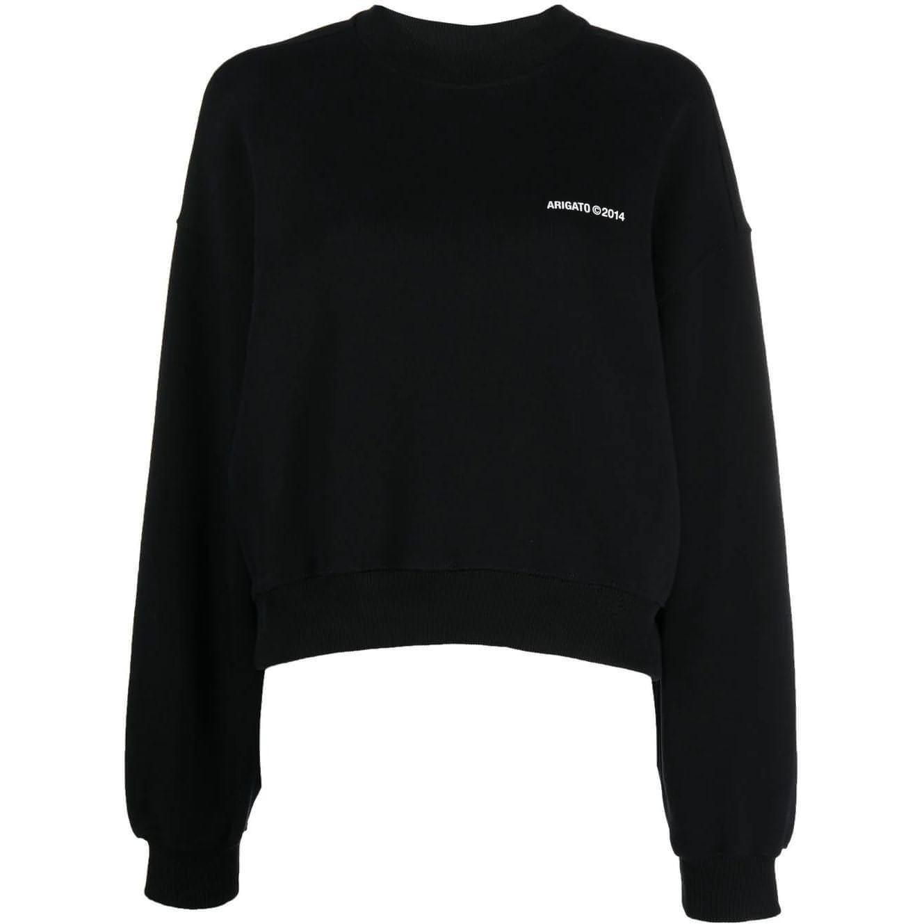 AXEL ARIGATO moteriškas juodas megztinis Monogram Sweatshirt